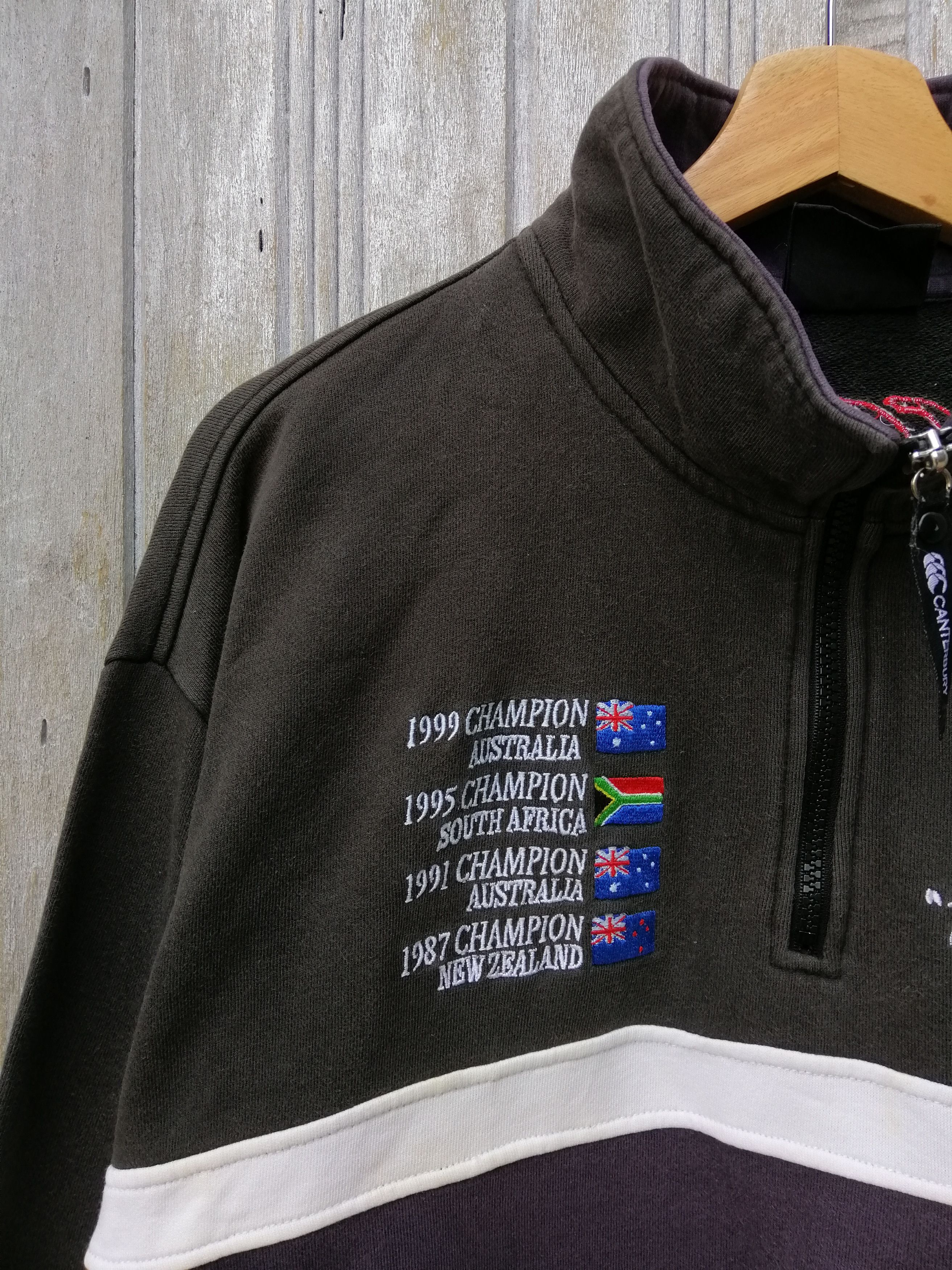 Canterbury of New Zealand Vintage Canterbury Of New Zealand Rugby Sweatshirt B7 Size US XL / EU 56 / 4 - 3 Thumbnail