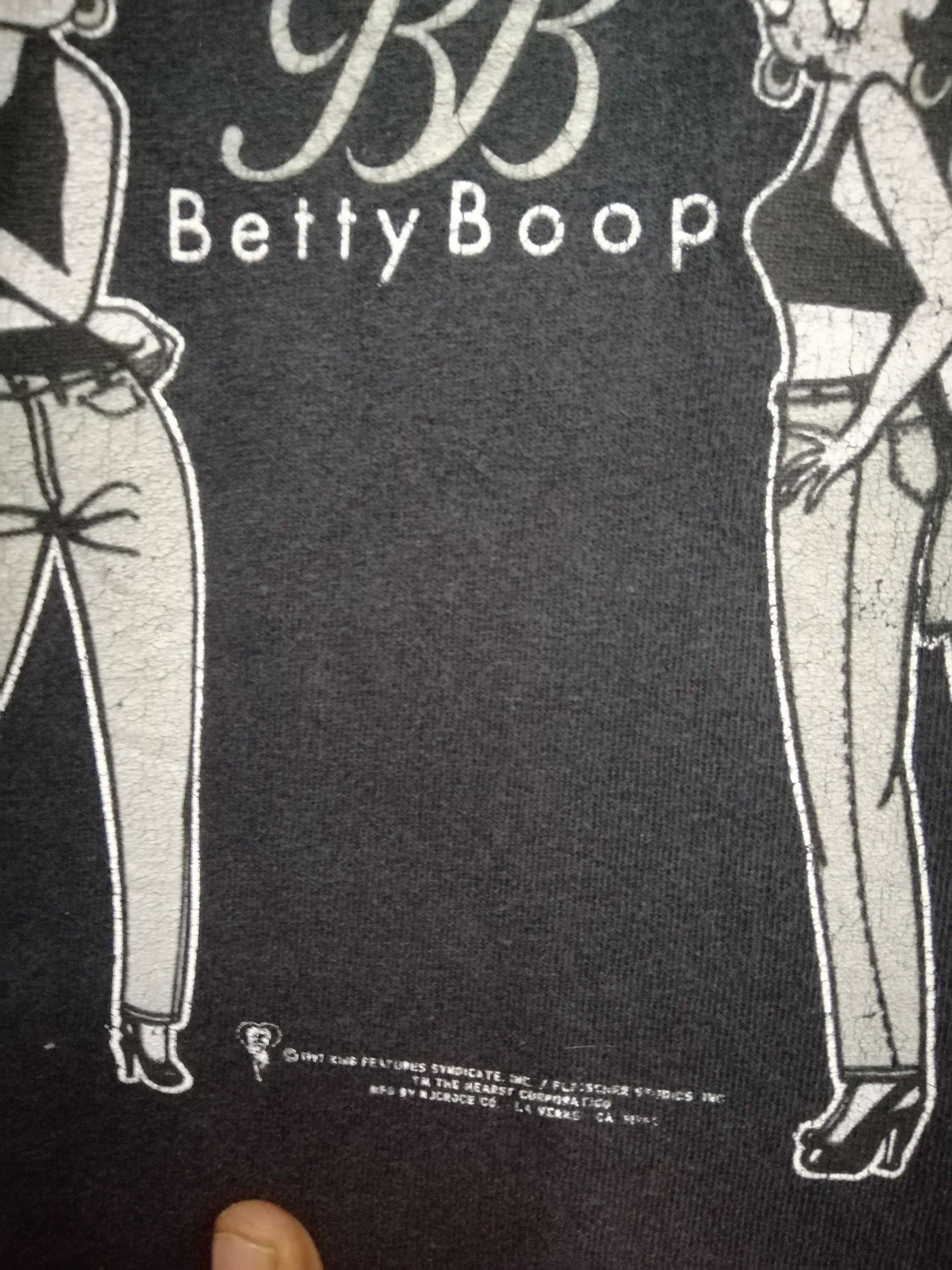 Cartoon Network Vintage 90’s Betty Boop T-Shirt Size US XL / EU 56 / 4 - 3 Thumbnail