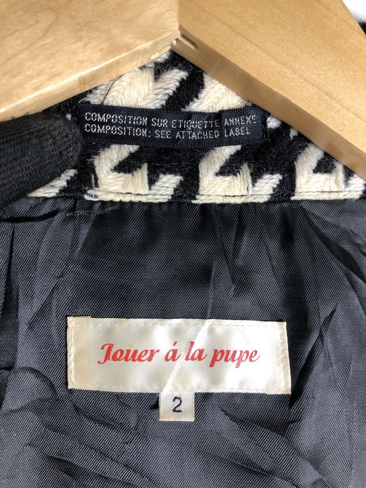 Designer × Japanese Brand × Yohji Yamamoto Japanese Brand Jeur a'la pupe by Yohji yamamoto wool Coat Size S / US 4 / IT 40 - 8 Thumbnail
