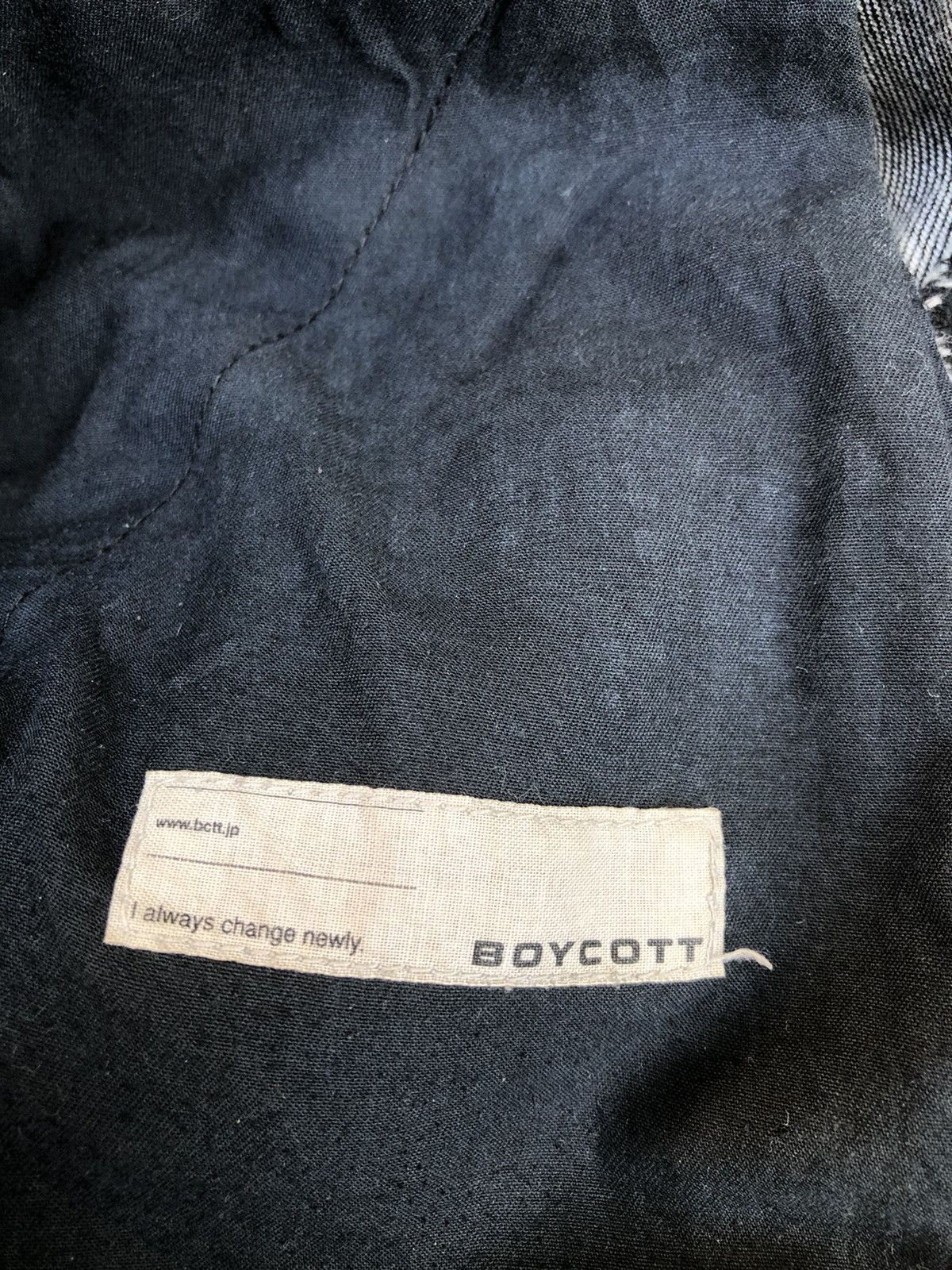 Boycott Rare🔥BOYCOTT Seditionaries with Zipper Jeans Made in Japan Size US 33 - 7 Thumbnail