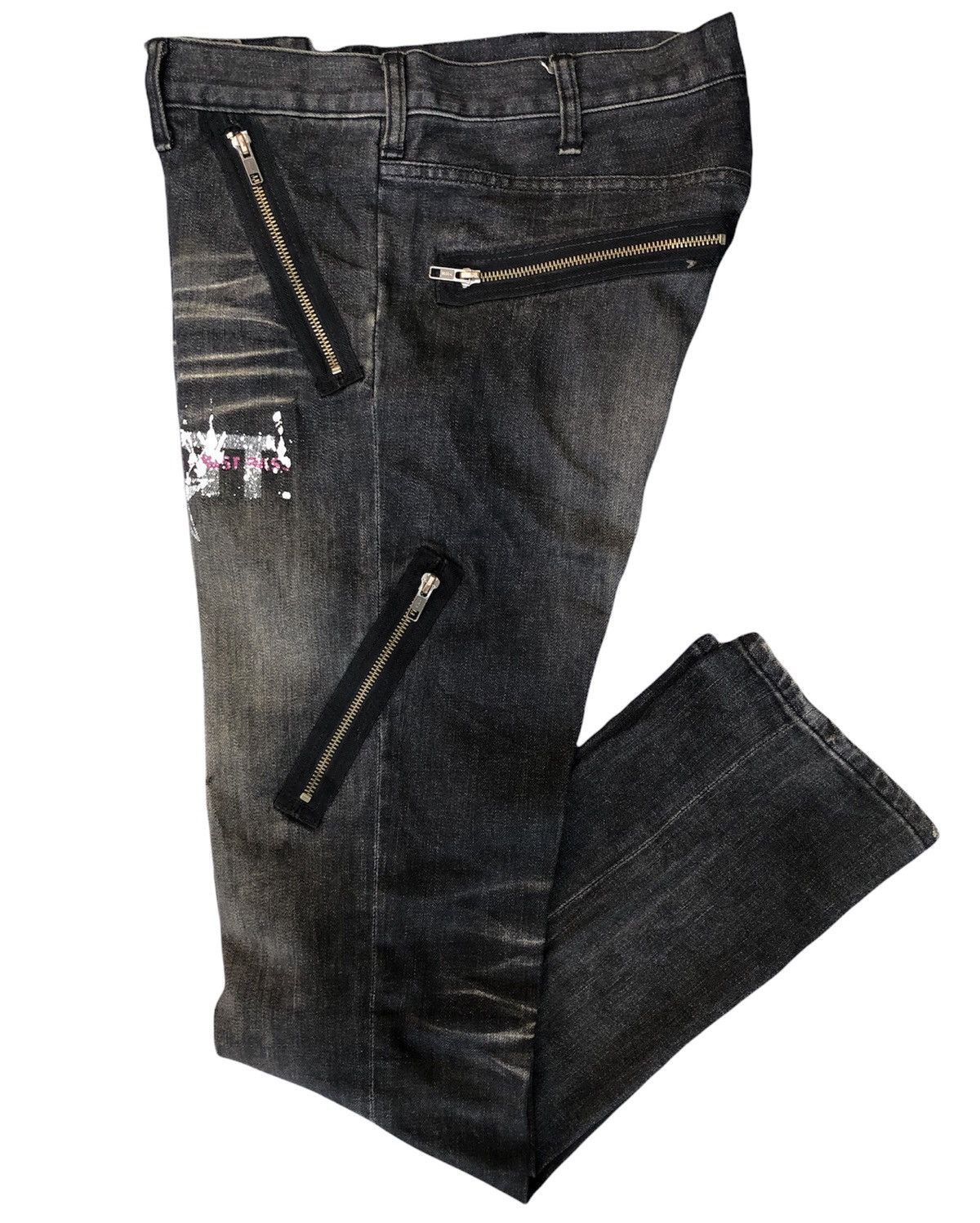 Boycott Rare🔥BOYCOTT Seditionaries with Zipper Jeans Made in Japan Size US 33 - 6 Thumbnail