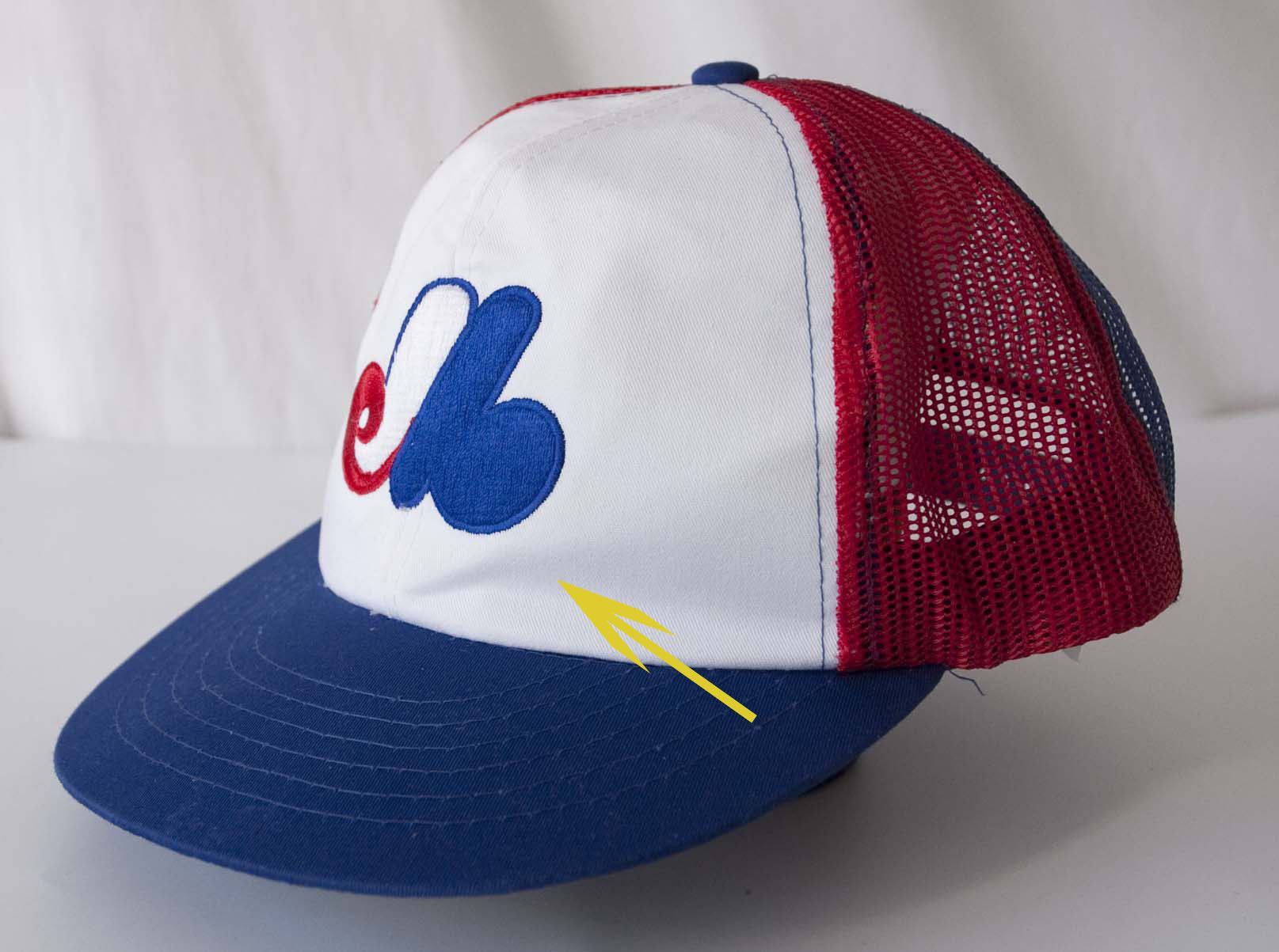 MLB × Vintage Montreal Expos Cap Ted Fletcher Snapback Mesh Size S/M Size ONE SIZE - 2 Thumbnail