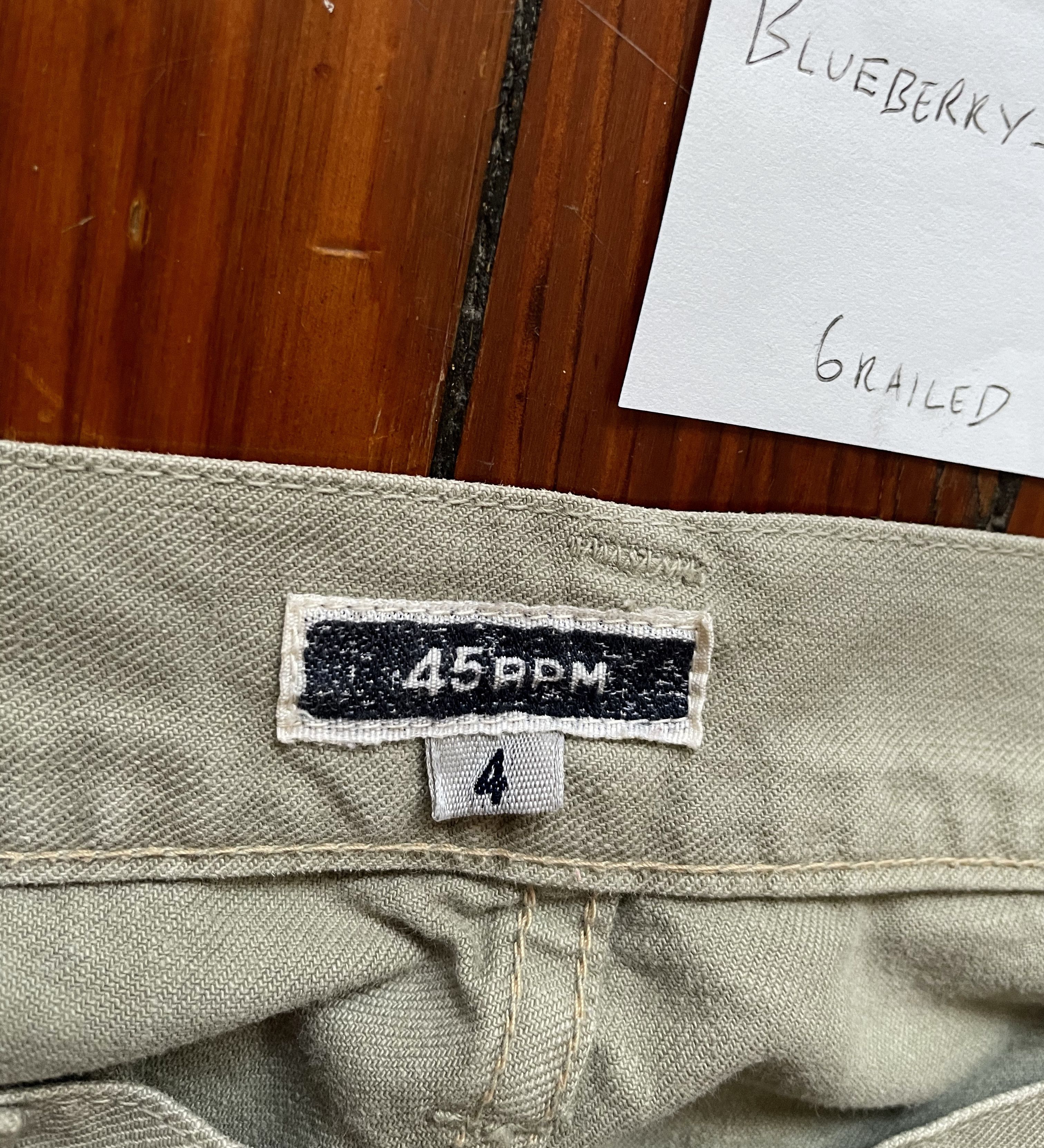 45rpm Cotton Boot Cut Chinos Size US 32 / EU 48 - 7 Thumbnail