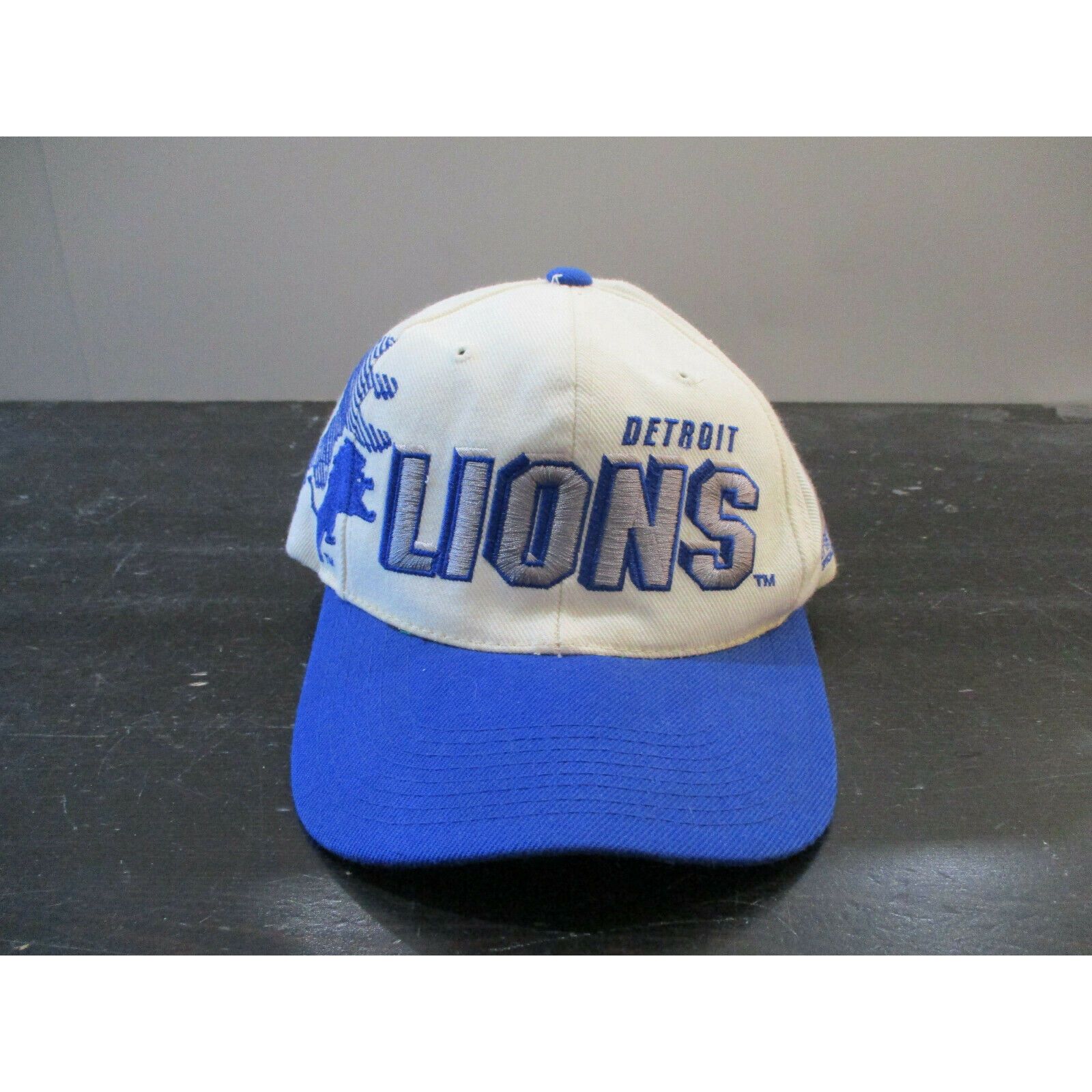 Vintage DETROIT LIONS Sports Specialties LASERSTITCH SnapBack HAT NEW Old  Stock