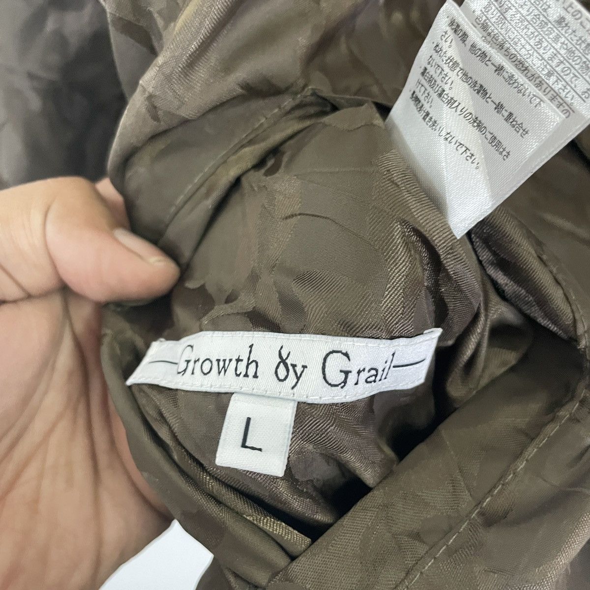 Vintage Vintage Growth By Grail Reversable Bomber Jacket Size US M / EU 48-50 / 2 - 2 Thumbnail