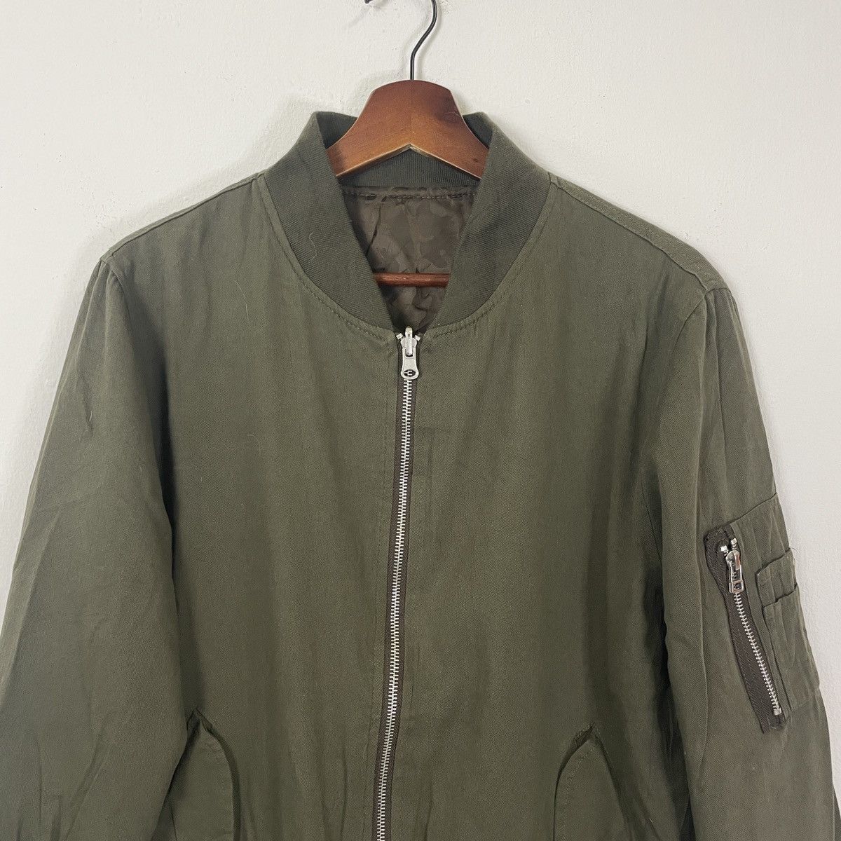 Vintage Vintage Growth By Grail Reversable Bomber Jacket Size US M / EU 48-50 / 2 - 9 Thumbnail