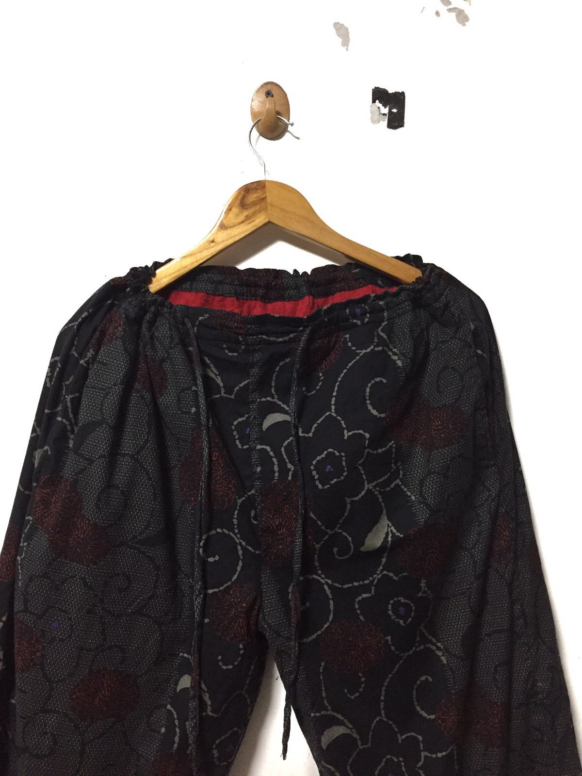 Japanese Brand kimono motif art pant double pocket waist 34 Size US 34 / EU 50 - 3 Thumbnail