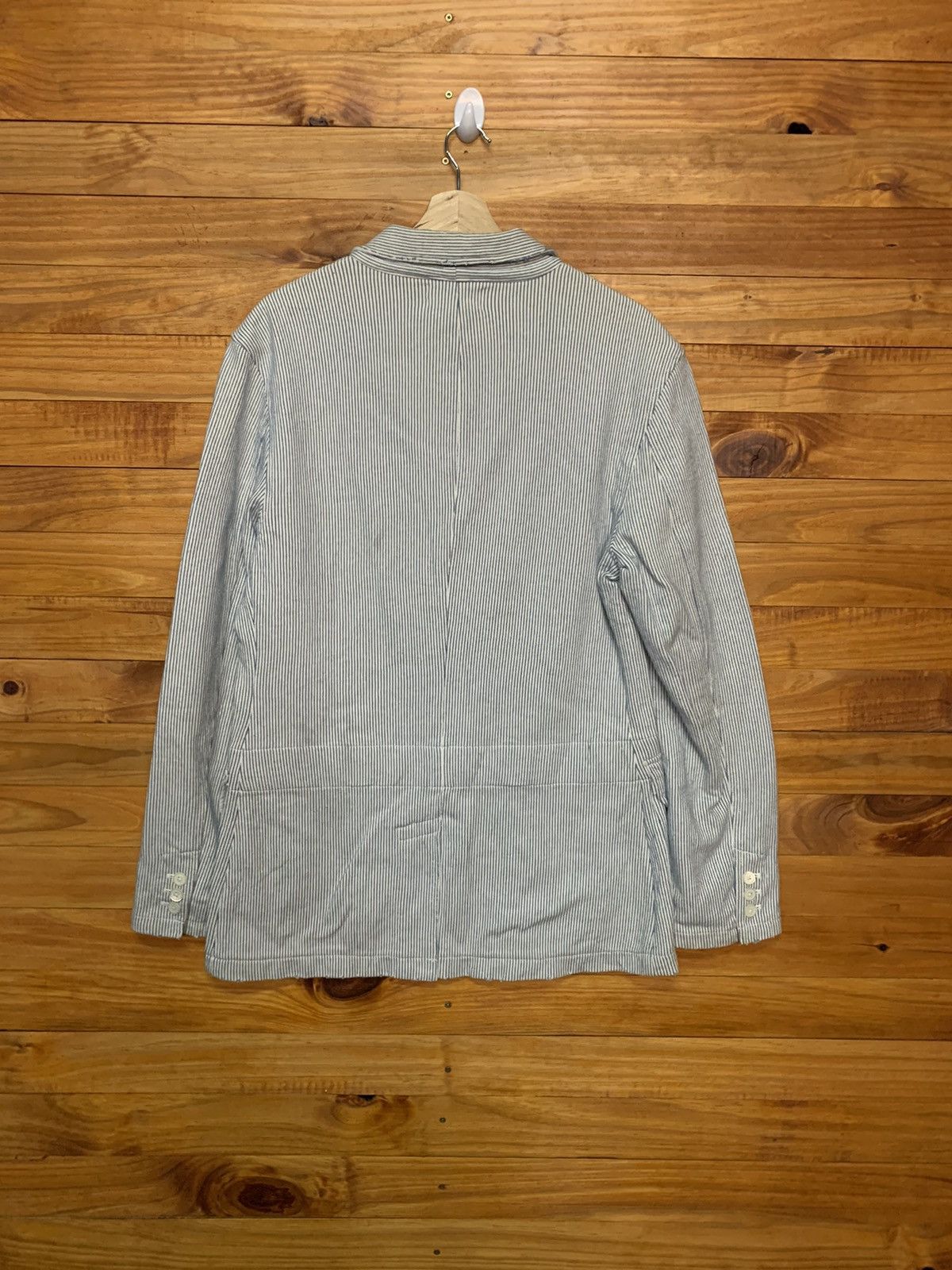 Polo Ralph Lauren × Vintage Vintage Polo Ralph Lauren Seersucker Jacket Size US L / EU 52-54 / 3 - 6 Thumbnail