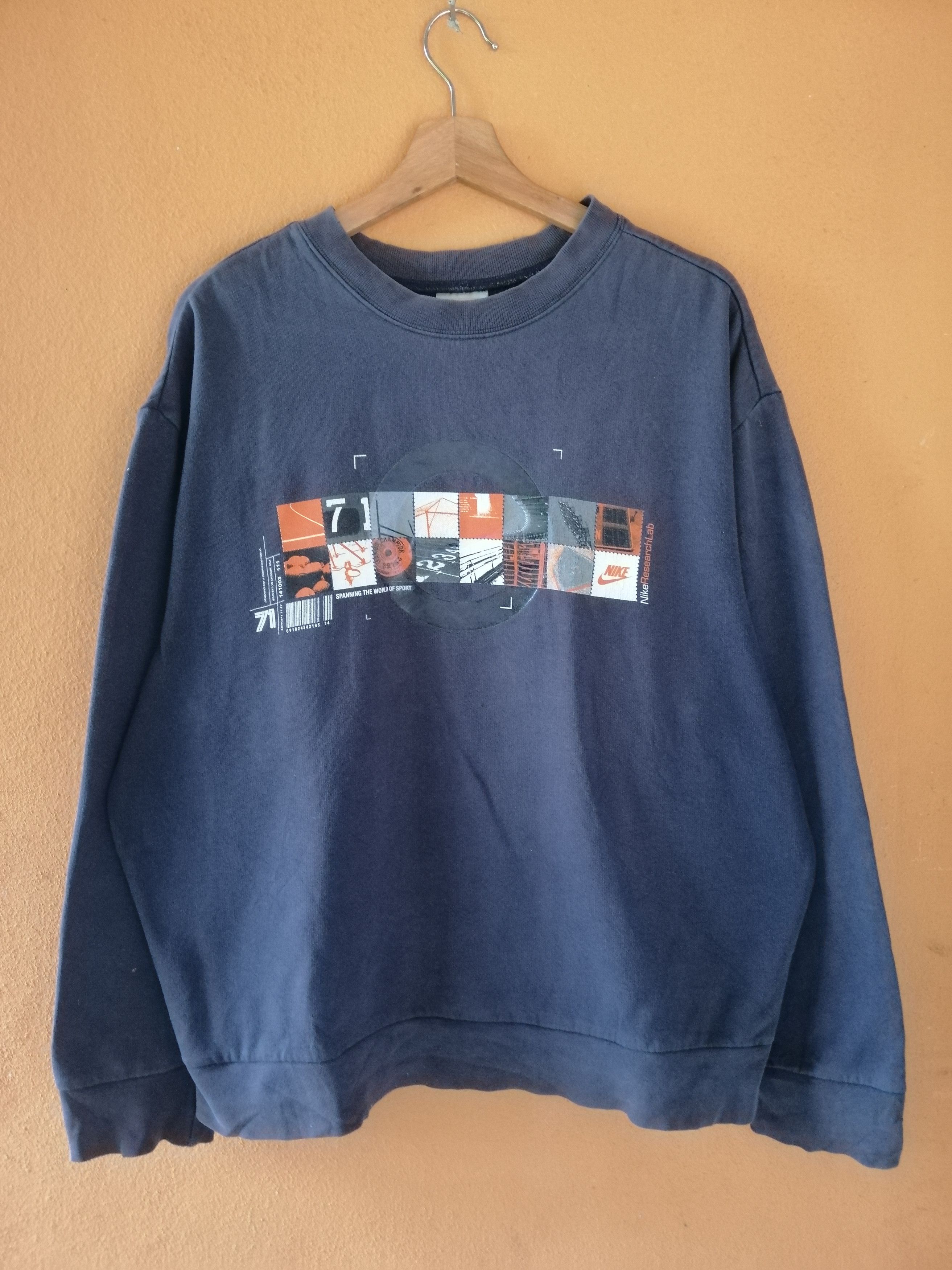 Nike × Nike ACG Vintage Nike Research Lab Sweatshirt B17 Size US L / EU 52-54 / 3 - 6 Thumbnail