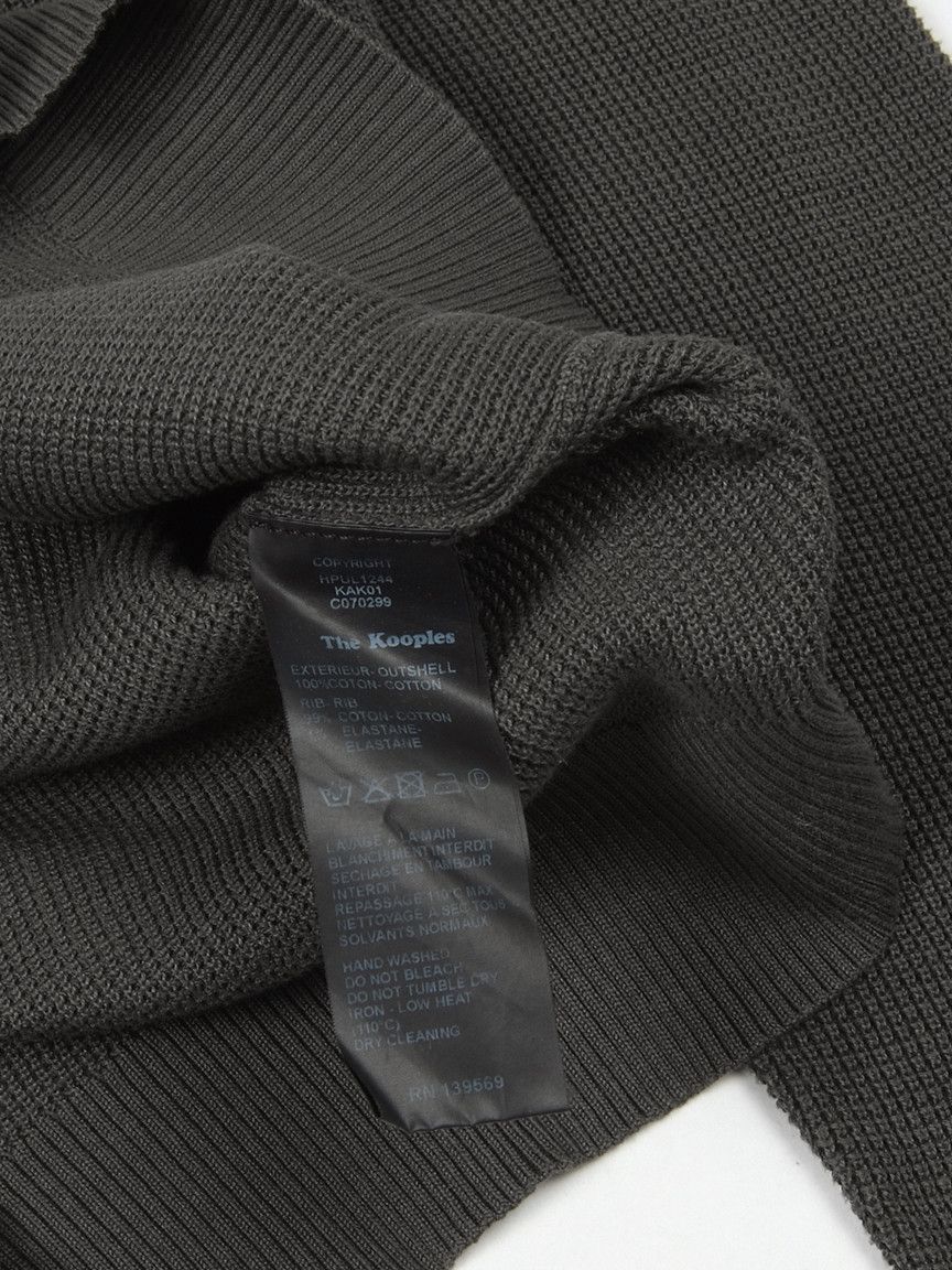 The Kooples The Kooples Paris Cotton Zip Detail Knit Sweater Sz S Size US S / EU 44-46 / 1 - 4 Thumbnail