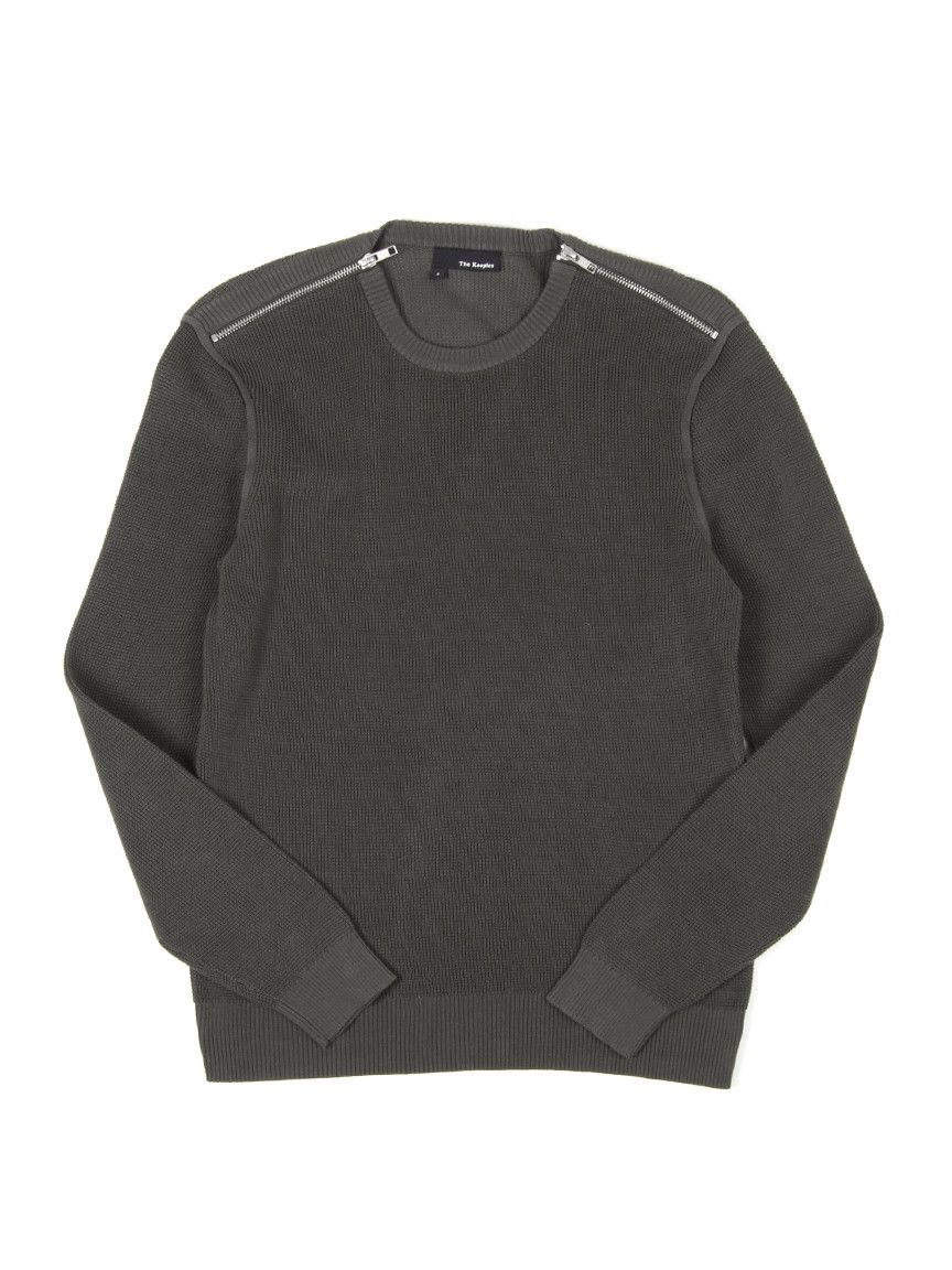 The Kooples The Kooples Paris Cotton Zip Detail Knit Sweater Sz S Size US S / EU 44-46 / 1 - 1 Thumbnail