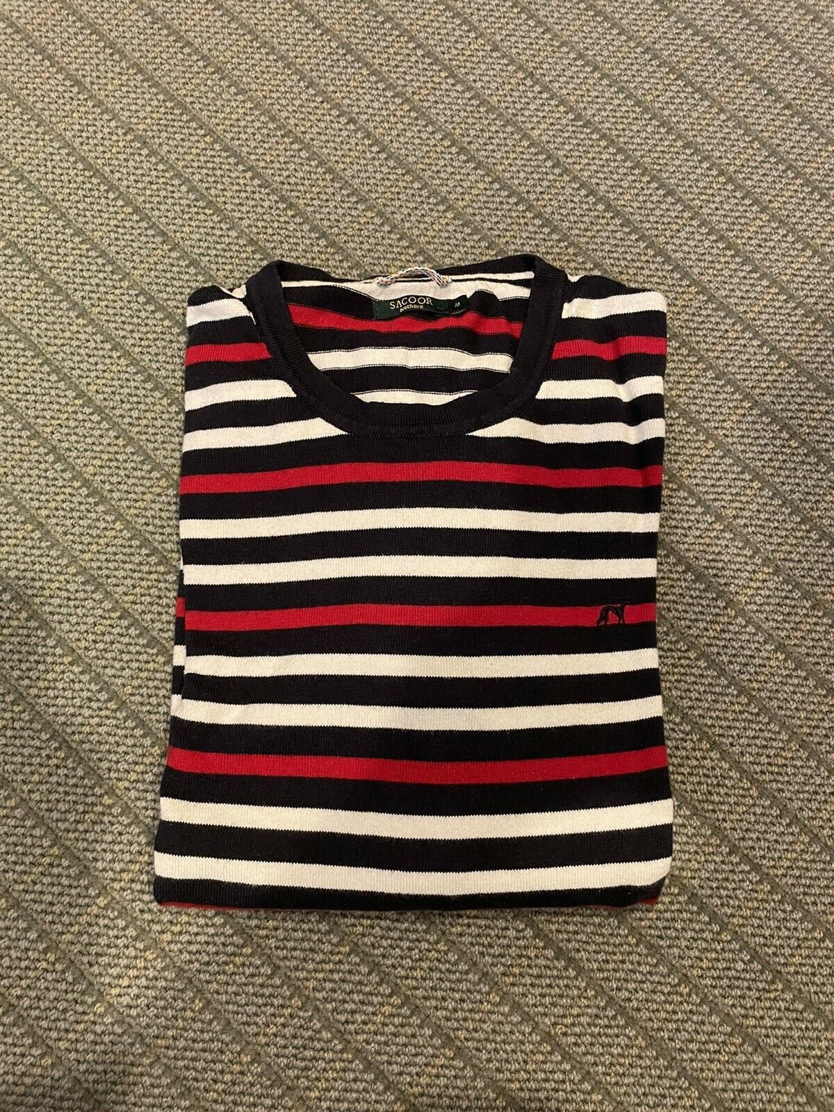Sacai Sacoor Brothers Europe striped sweater Size US M / EU 48-50 / 2 - 2 Thumbnail