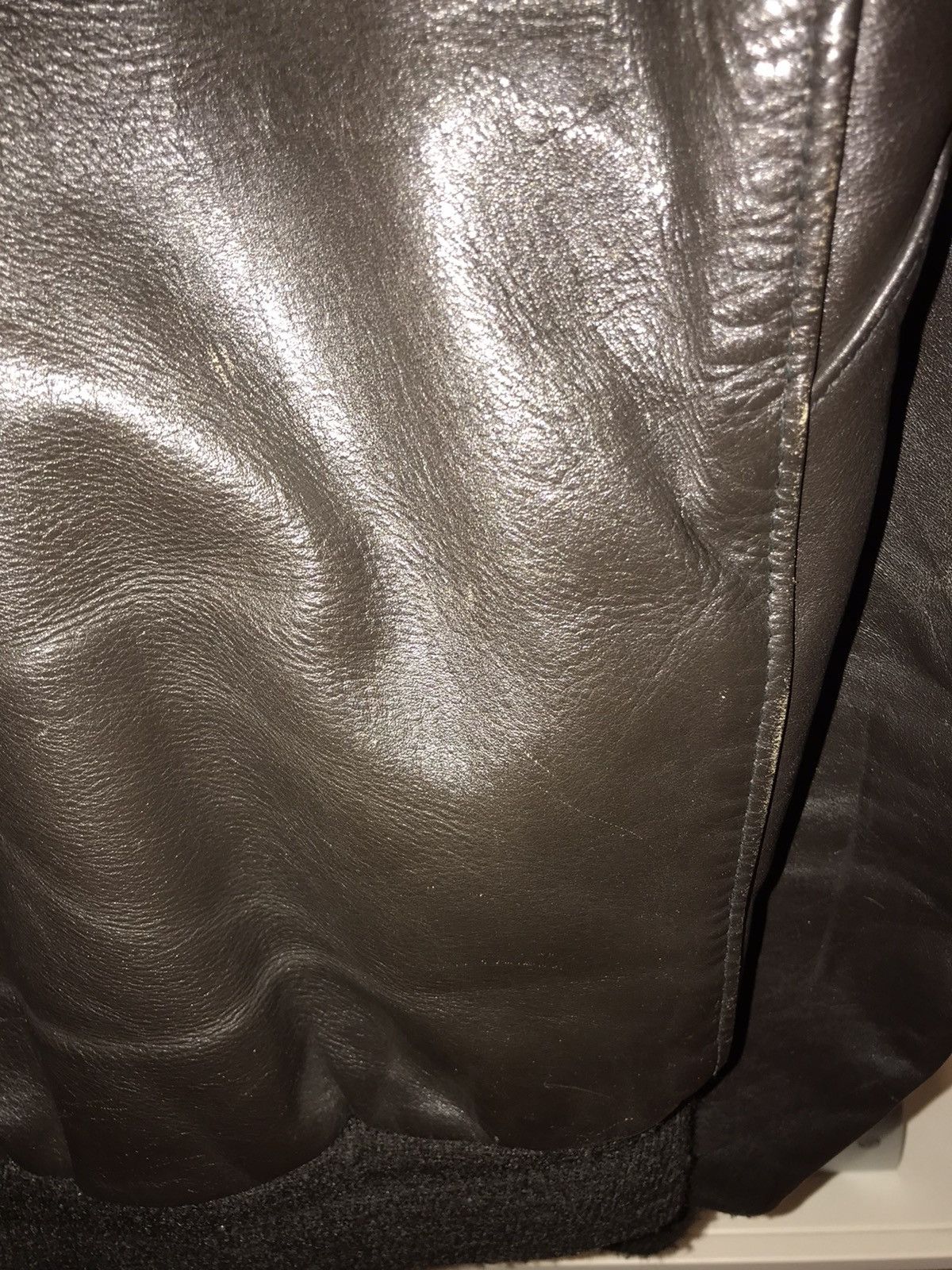 Schott Vintage 1960s Schott Fur-Lined Leather Bomber Jacket Size US M / EU 48-50 / 2 - 4 Thumbnail