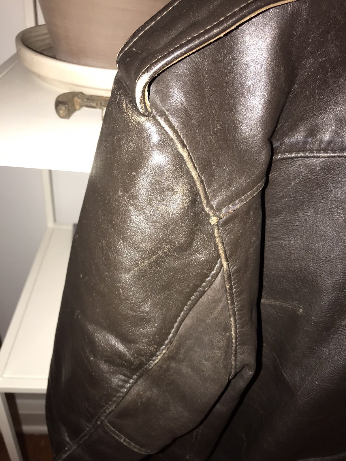 Schott Vintage 1960s Schott Fur-Lined Leather Bomber Jacket Size US M / EU 48-50 / 2 - 6 Thumbnail