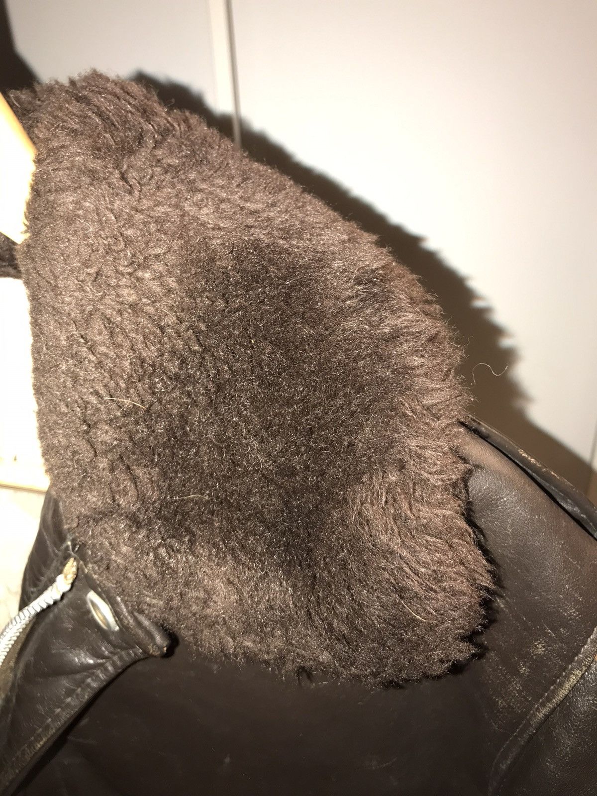 Schott Vintage 1960s Schott Fur-Lined Leather Bomber Jacket Size US M / EU 48-50 / 2 - 8 Thumbnail