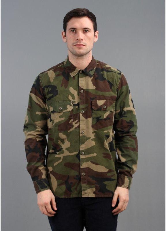 Carhartt Wip Carhartt WIP Mission Ripstop Camo Shirt Size US M / EU 48-50 / 2 - 1 Thumbnail