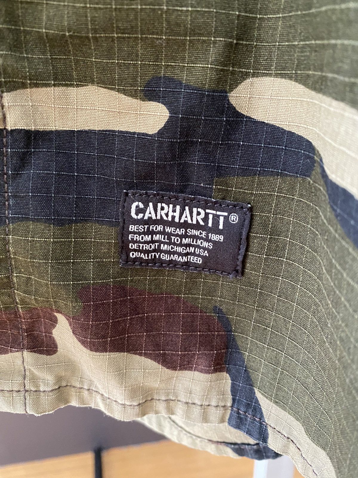 Carhartt Wip Carhartt WIP Mission Ripstop Camo Shirt Size US M / EU 48-50 / 2 - 4 Thumbnail