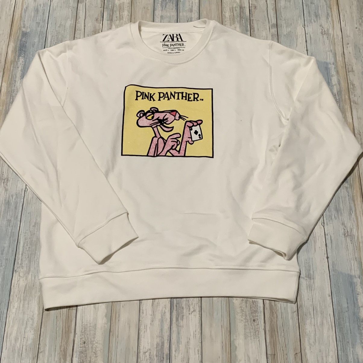 Zara pink shop panther jumper