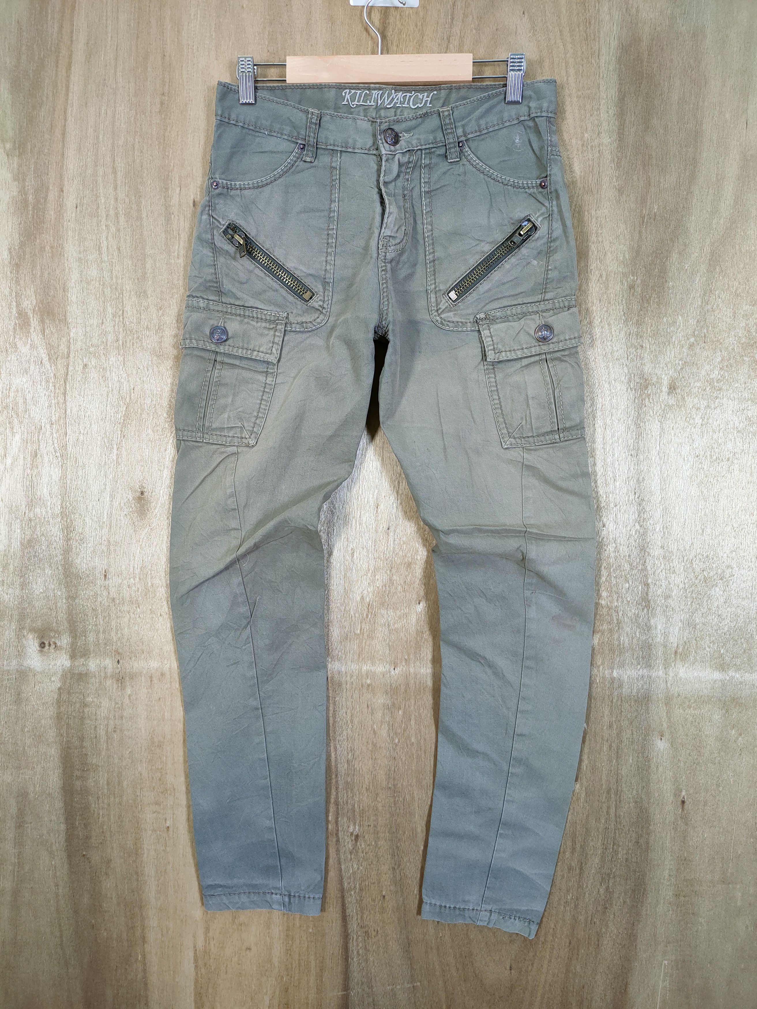 Japanese Brand × Voodoo Tactical 8 POCKET JAPANESE FADED CARGO PANTS Size US 27 - 1 Thumbnail