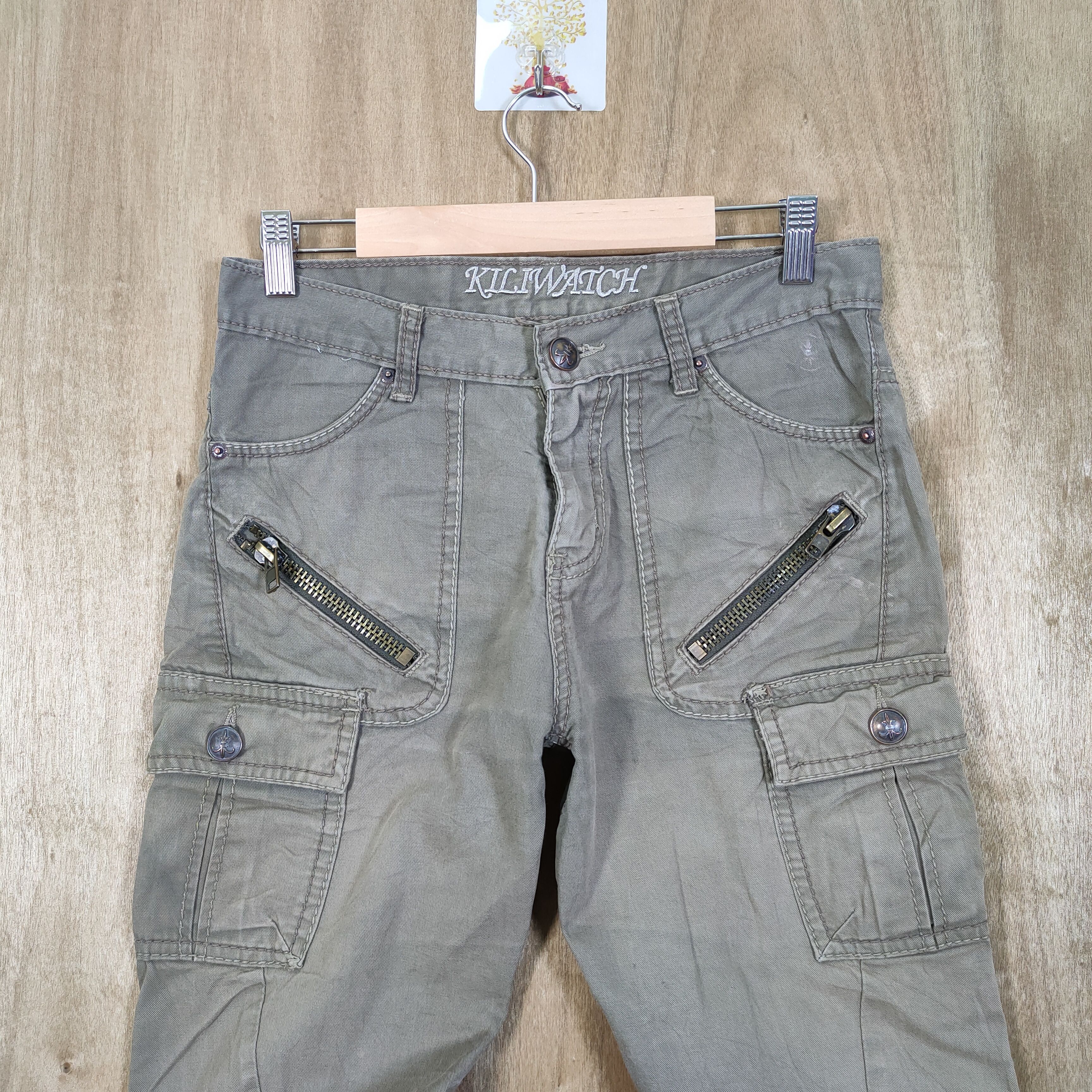 Japanese Brand × Voodoo Tactical 8 POCKET JAPANESE FADED CARGO PANTS Size US 27 - 2 Thumbnail