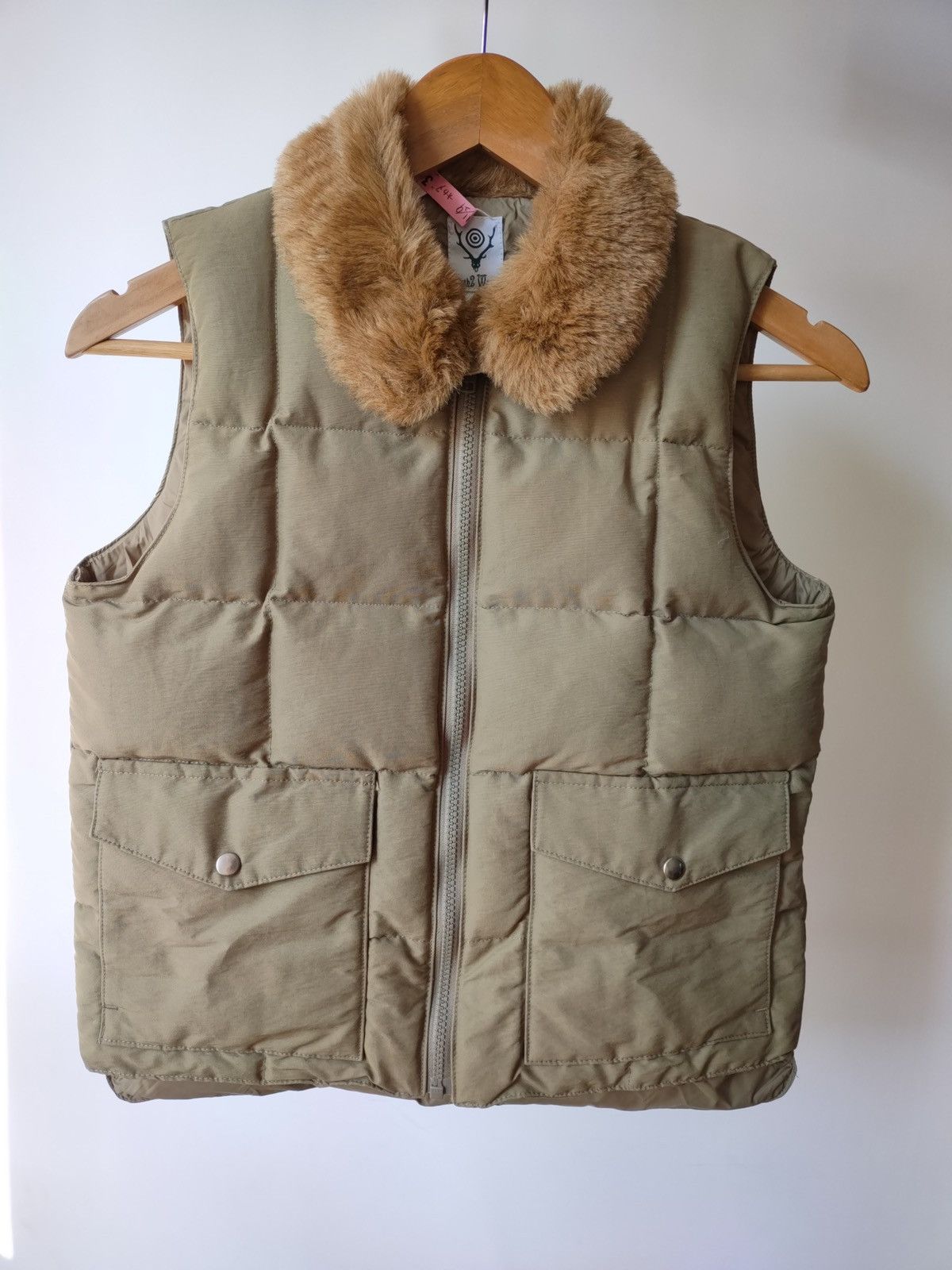 South2 West8 S2W8 Down Quilted Puffer Fur Tenkara Hunting Vest Size US S / EU 44-46 / 1 - 1 Thumbnail