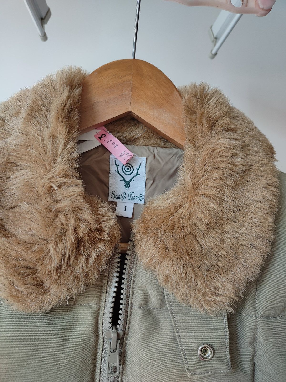 South2 West8 S2W8 Down Quilted Puffer Fur Tenkara Hunting Vest Size US S / EU 44-46 / 1 - 3 Thumbnail
