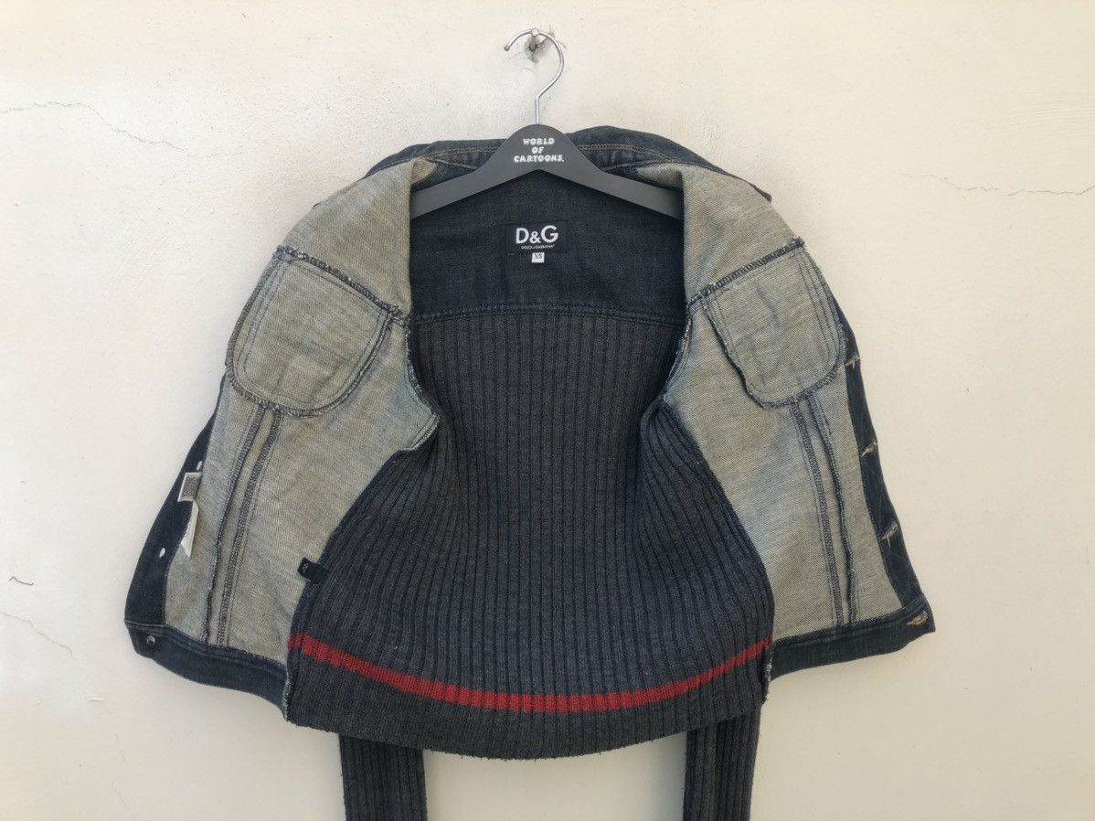 Dolce & Gabbana Dolce & Gabbana Hybrid Denim Jacket Size US XS / EU 42 / 0 - 12 Thumbnail
