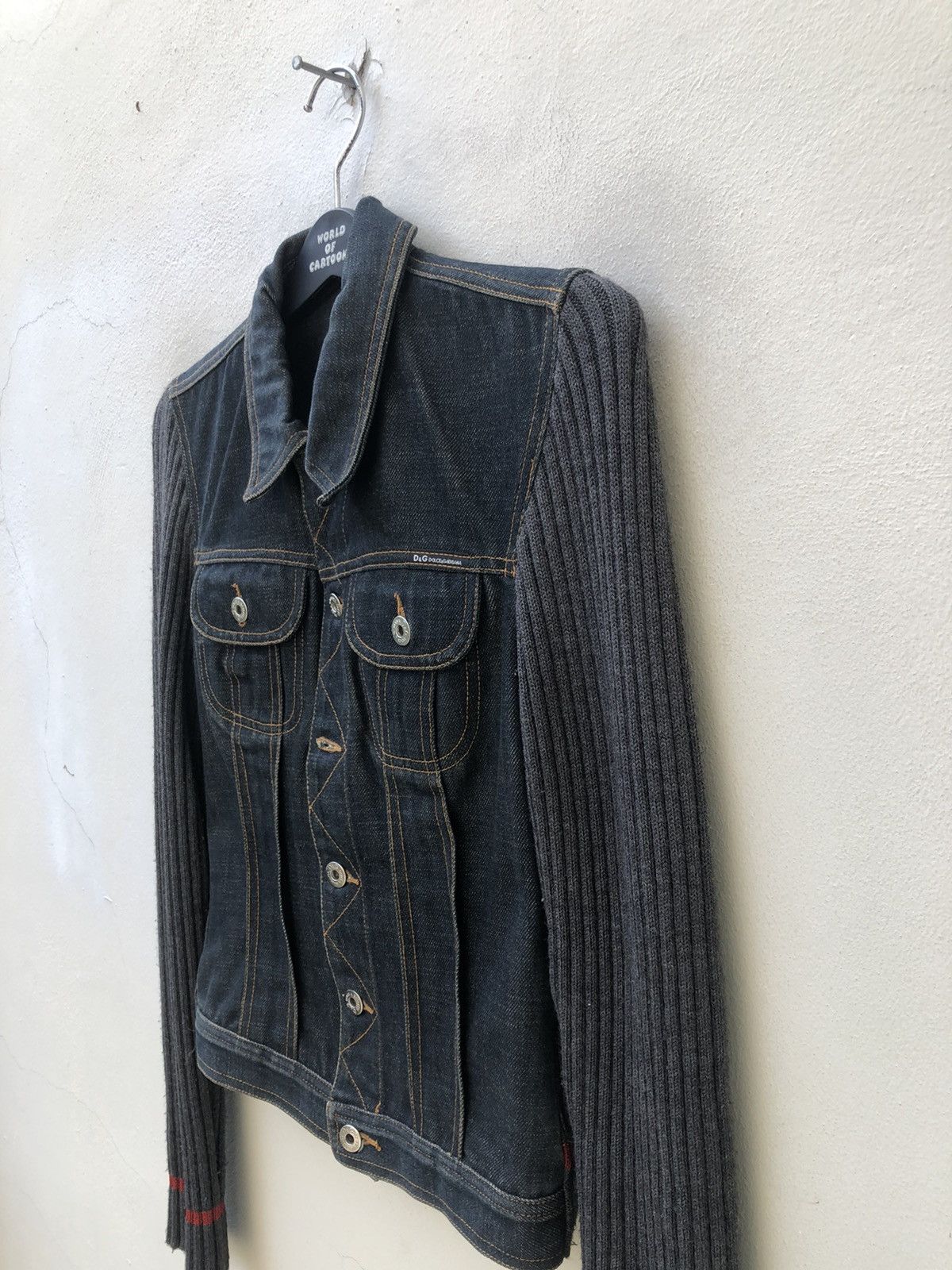 Dolce & Gabbana Dolce & Gabbana Hybrid Denim Jacket Size US XS / EU 42 / 0 - 8 Thumbnail