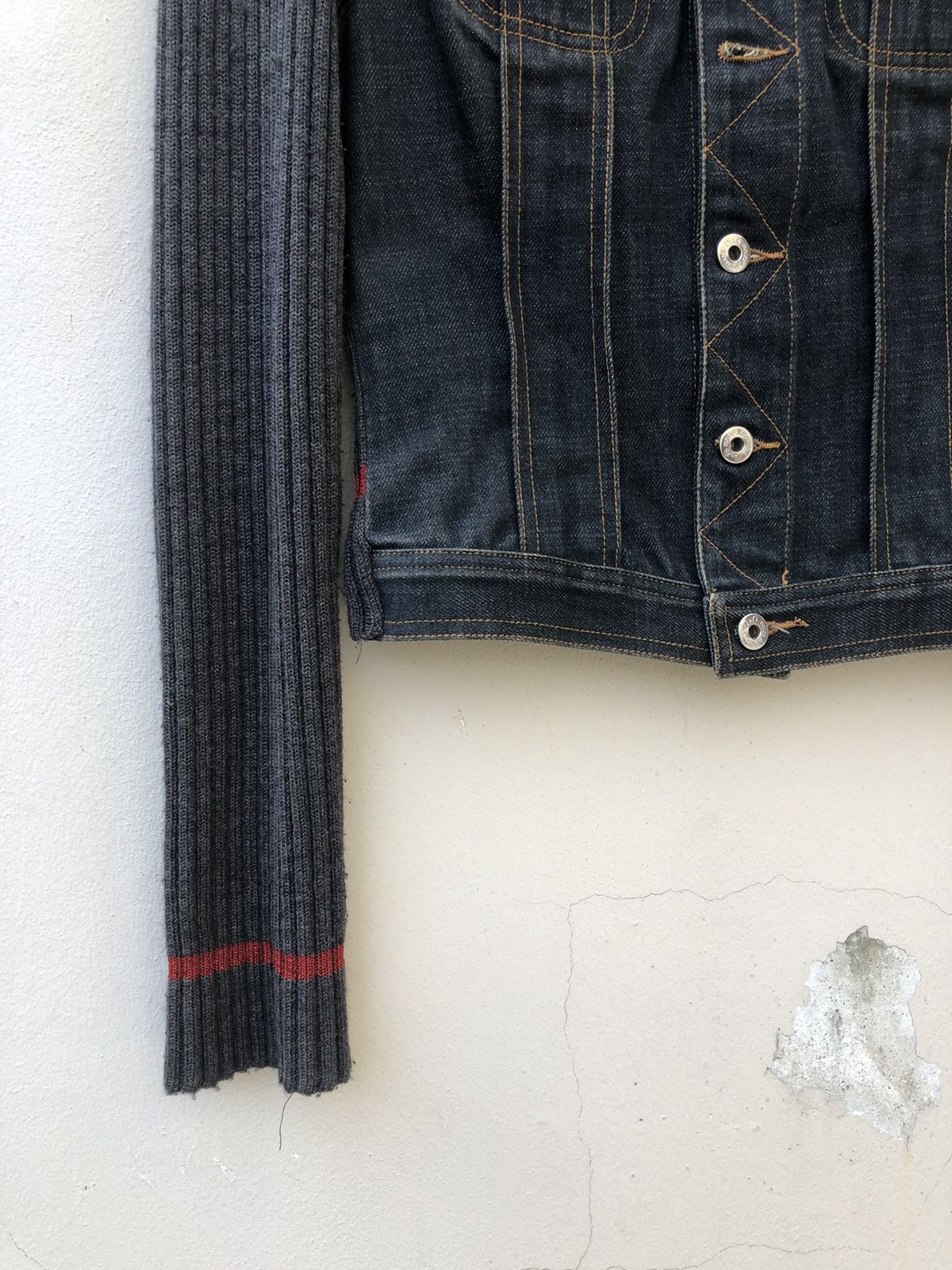 Dolce & Gabbana Dolce & Gabbana Hybrid Denim Jacket Size US XS / EU 42 / 0 - 6 Thumbnail