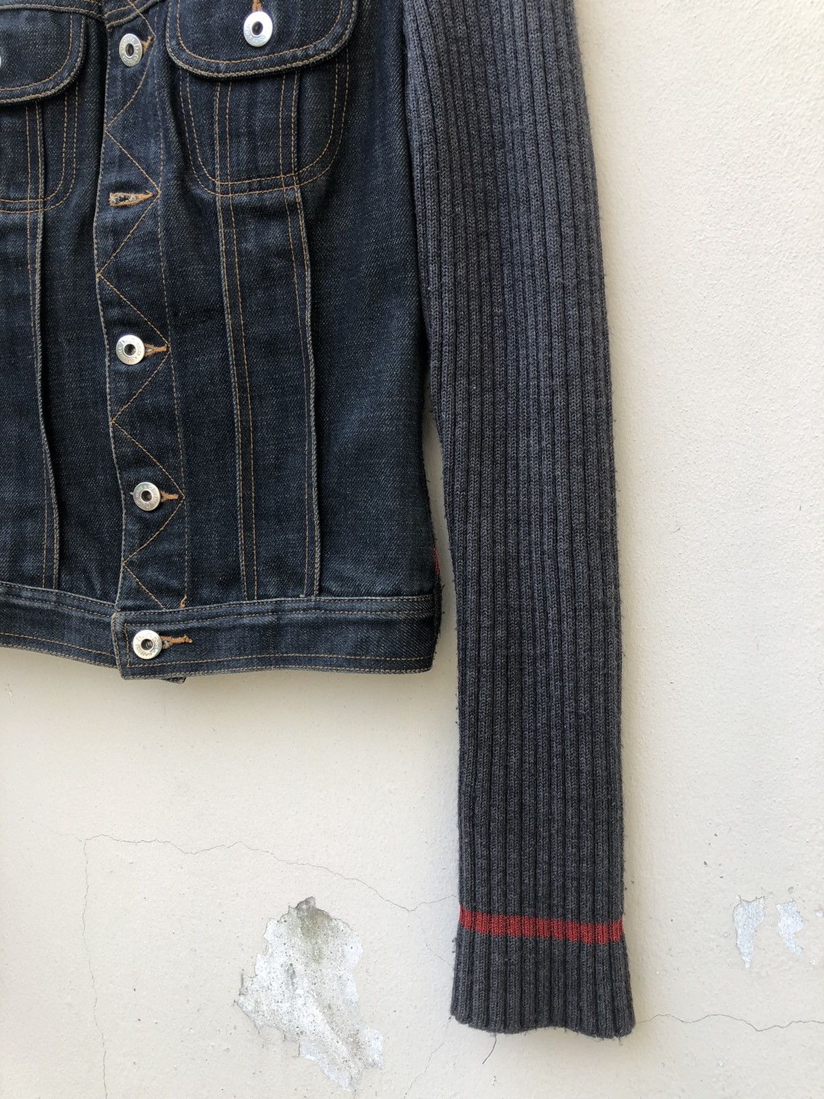 Dolce & Gabbana Dolce & Gabbana Hybrid Denim Jacket Size US XS / EU 42 / 0 - 7 Thumbnail