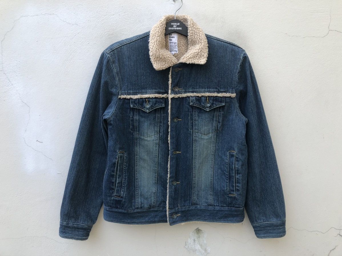 semanticdesign Semantic Design Japan Sherpa Denim Westerner Jacket Size US M / EU 48-50 / 2 - 5 Thumbnail