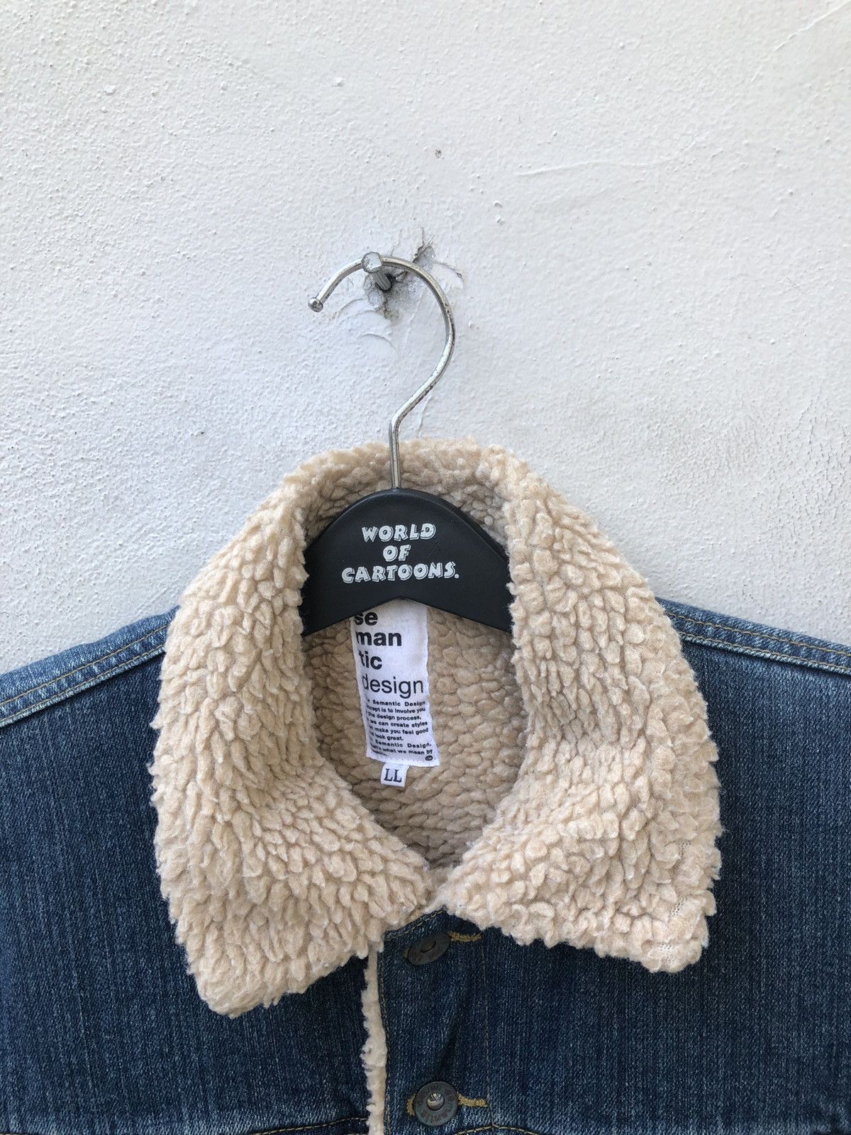 semanticdesign Semantic Design Japan Sherpa Denim Westerner Jacket Size US M / EU 48-50 / 2 - 6 Thumbnail