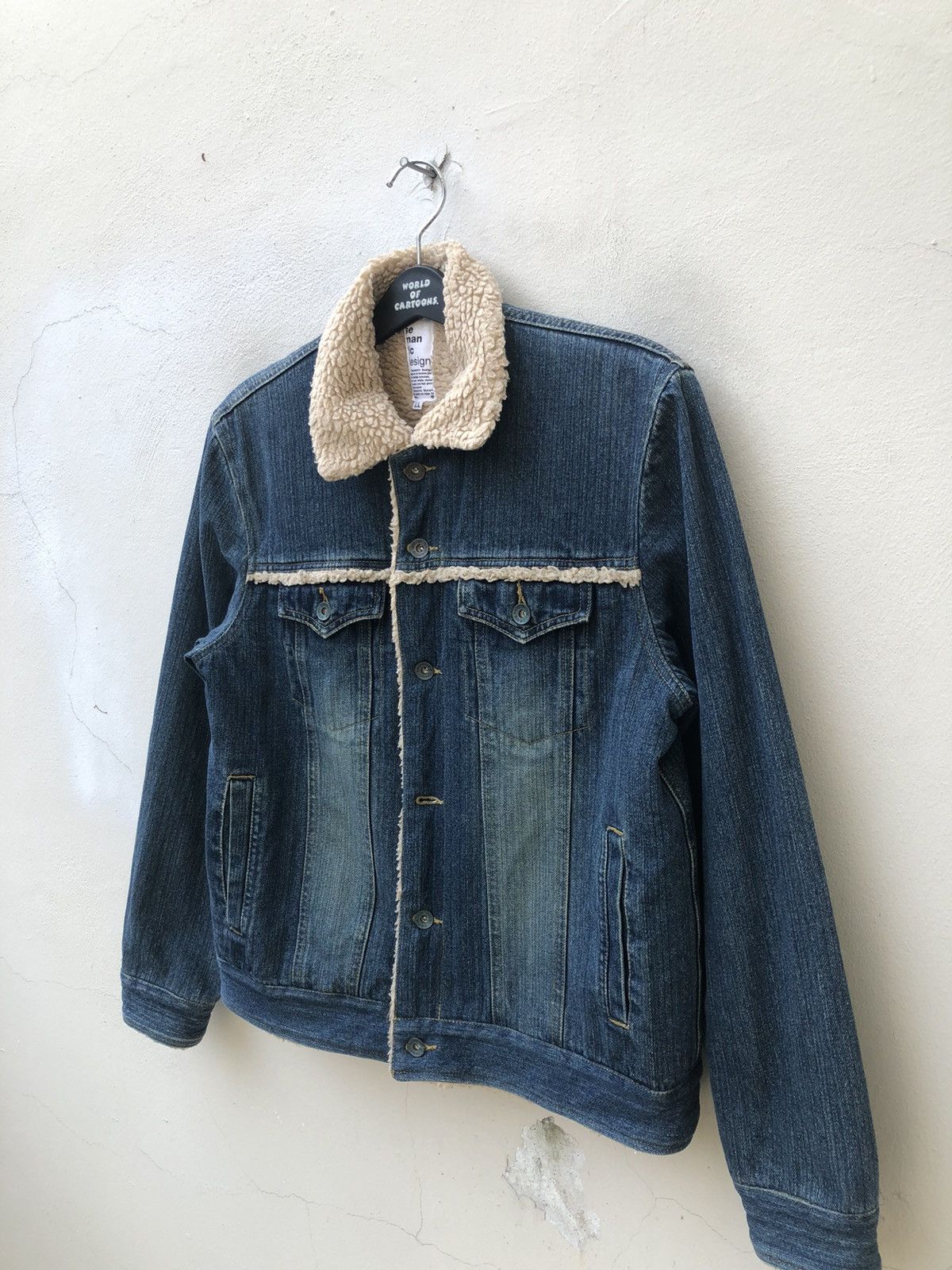 semanticdesign Semantic Design Japan Sherpa Denim Westerner Jacket Size US M / EU 48-50 / 2 - 7 Thumbnail