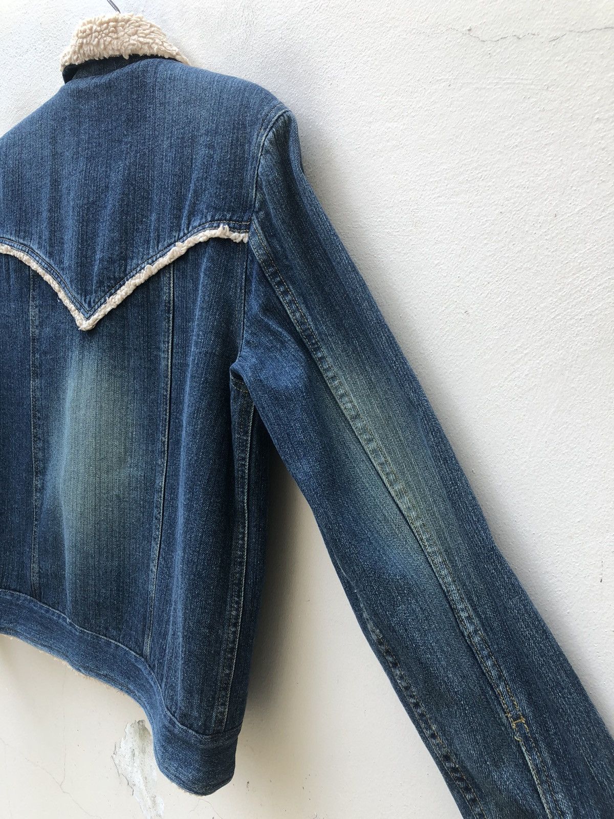 semanticdesign Semantic Design Japan Sherpa Denim Westerner Jacket Size US M / EU 48-50 / 2 - 3 Thumbnail