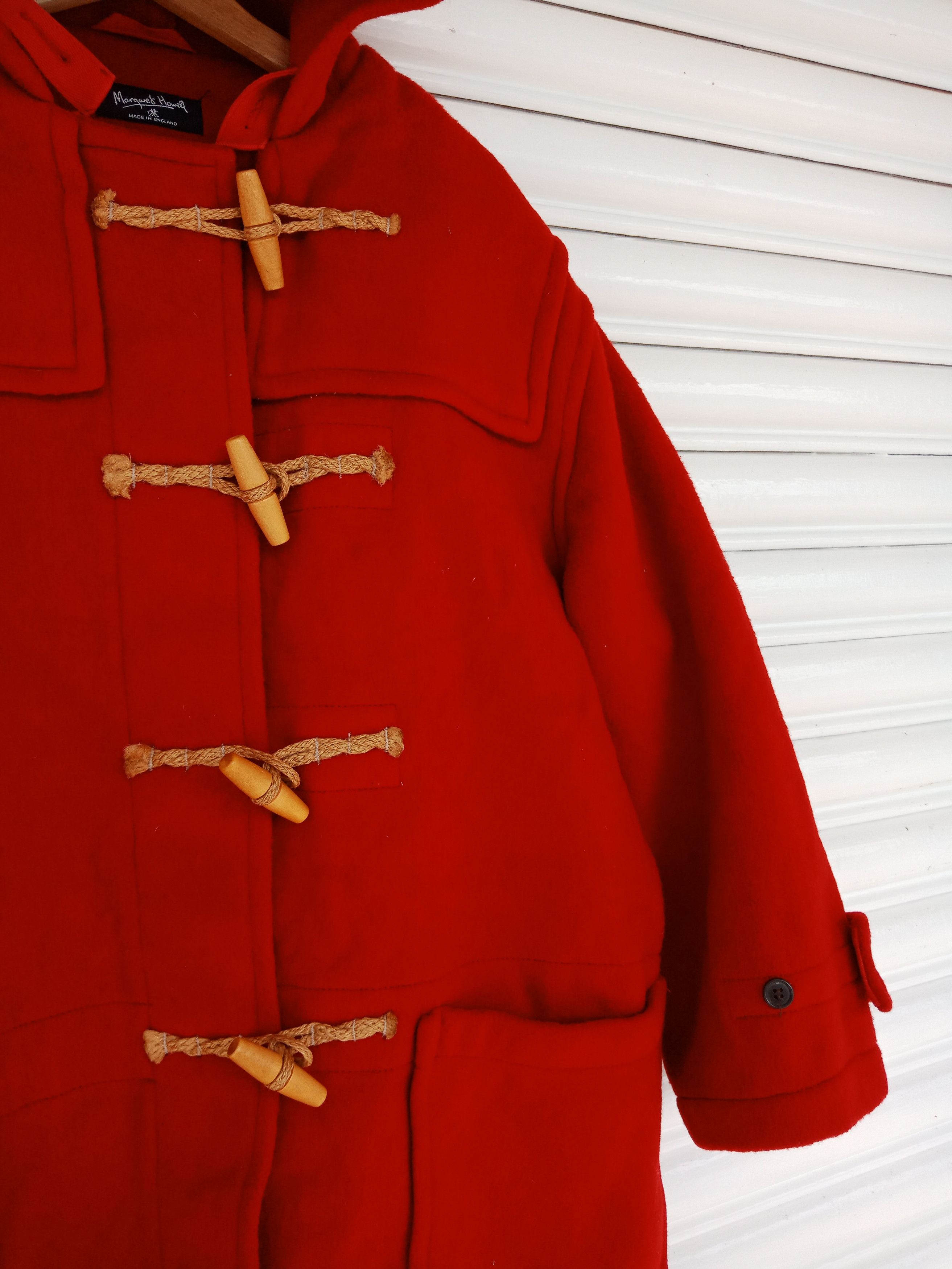 Margaret Howell Margaret Howell Reds Wool Duffle Made in England Size US XL / EU 56 / 4 - 7 Thumbnail