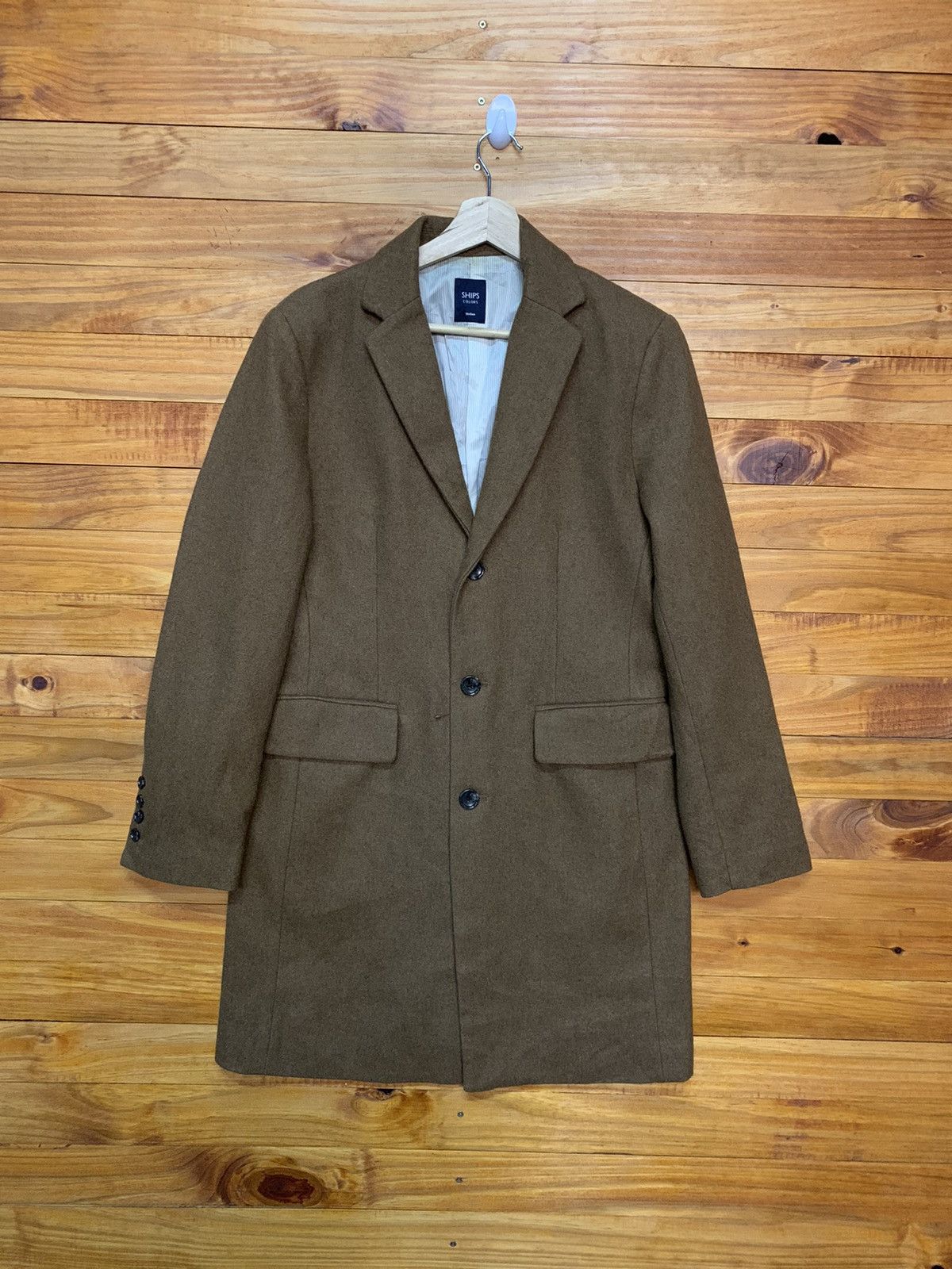 Ships Color Wool Top Coat