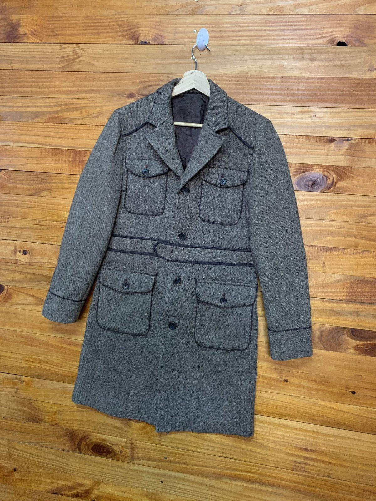 ABAHOUSE × Japanese Brand Abahouse Military Design Wool Topcoat Size US S / EU 44-46 / 1 - 3 Thumbnail