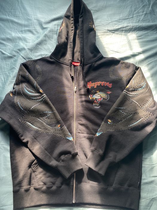 supreme panther zip up