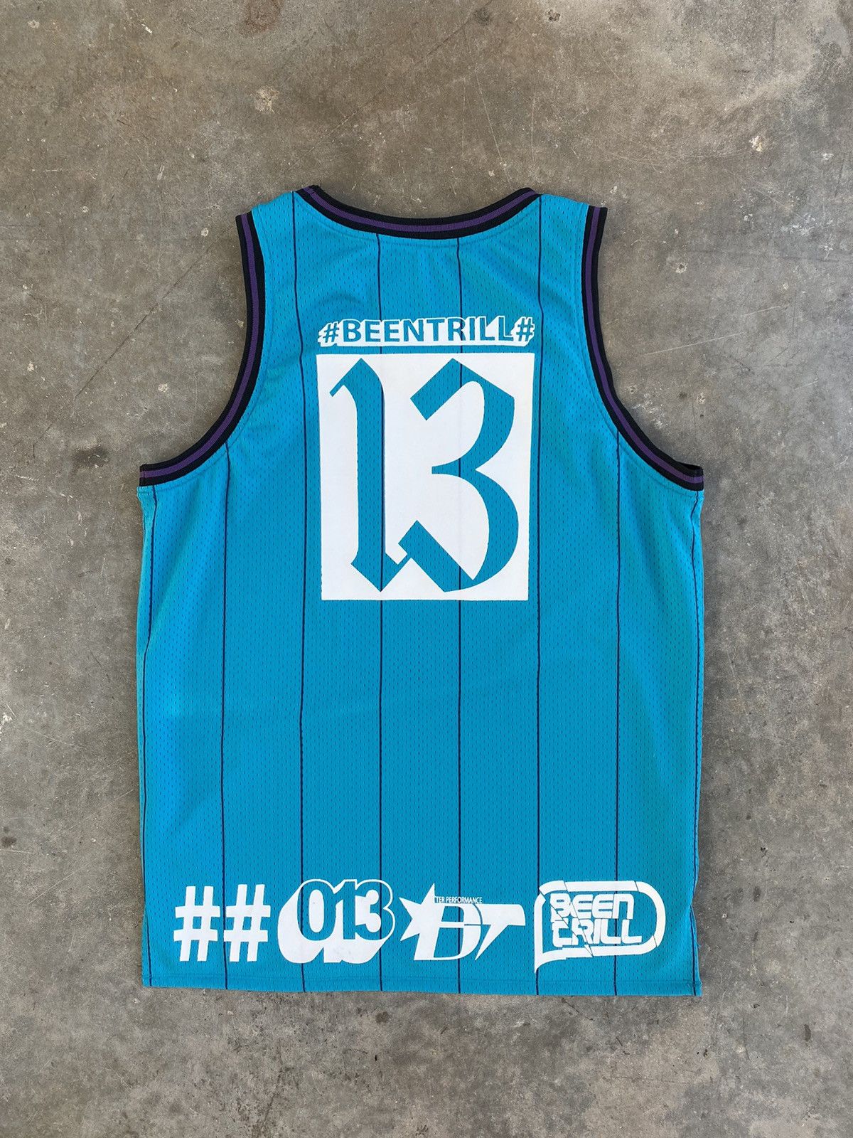 Been Trill # Been Trill # 13 Basketball Jersey Blue Sz. Medium ASAP Size US M / EU 48-50 / 2 - 1 Thumbnail
