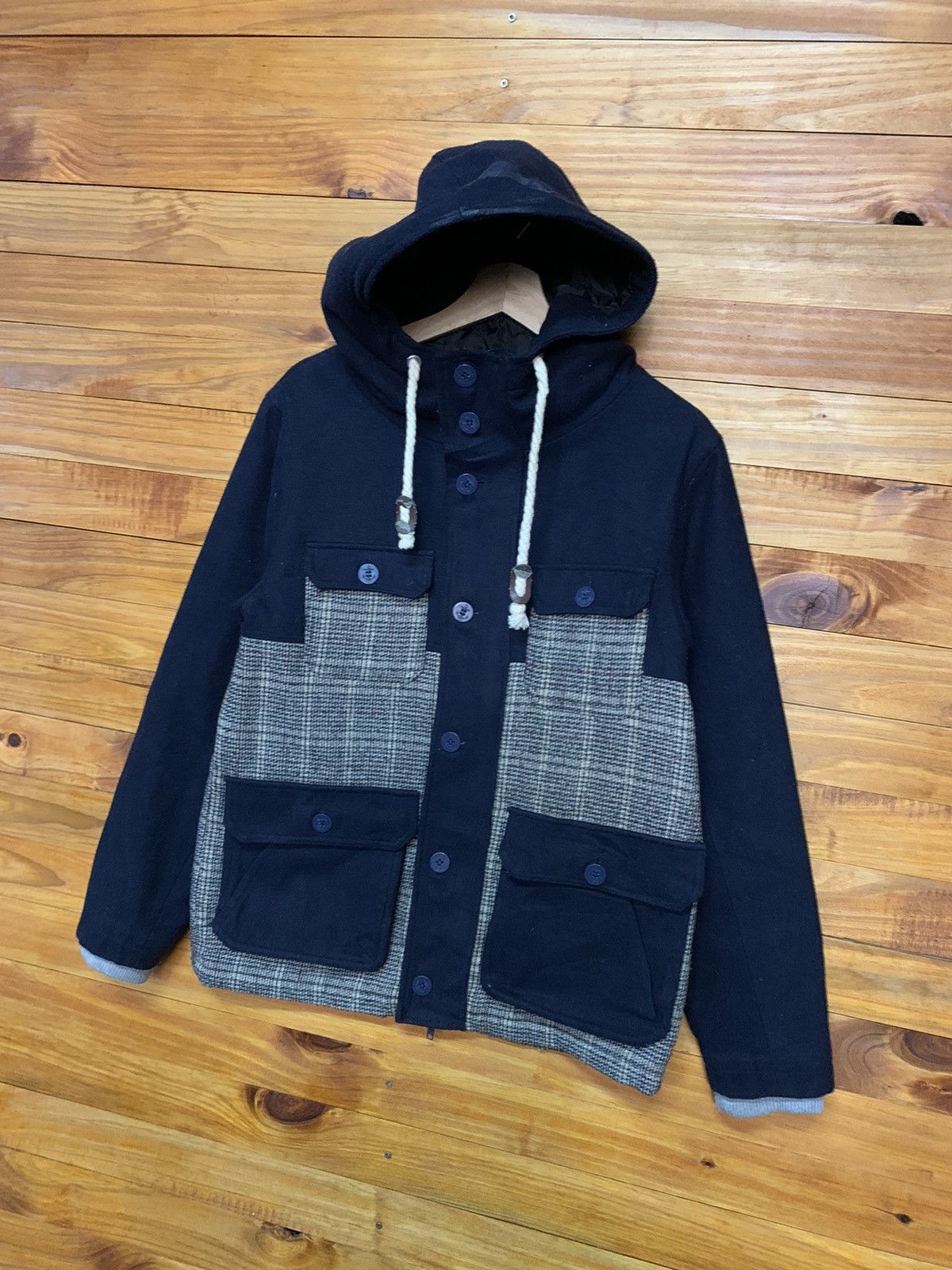 Japanese Brand Quash Gentle Wool Tweed Coat Size US M / EU 48-50 / 2 - 4 Thumbnail