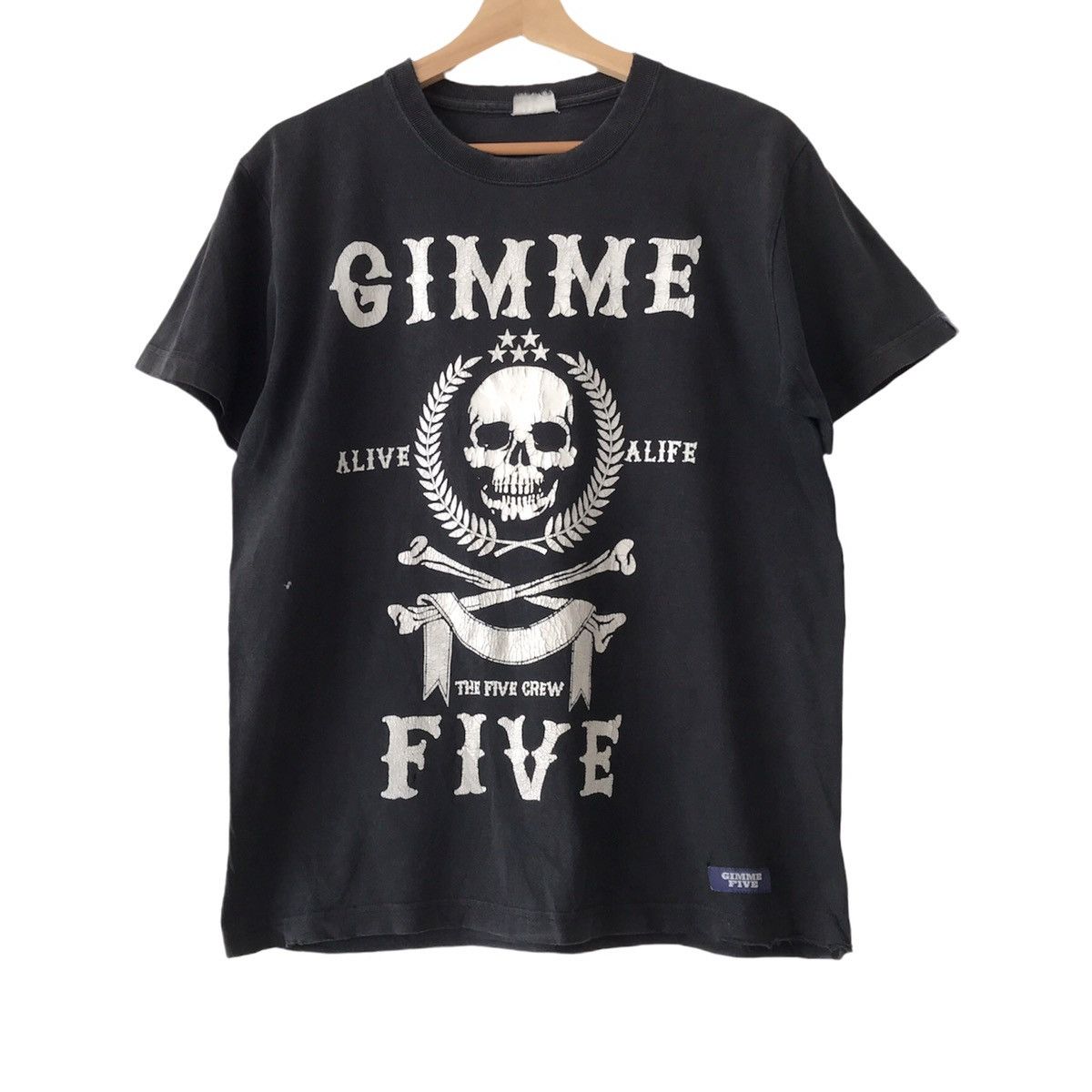 希少90s GIMME FIVE T CENTRAL SYSTEM Tシャツ 90s Gimme Five Massive Attack t shirt – weber