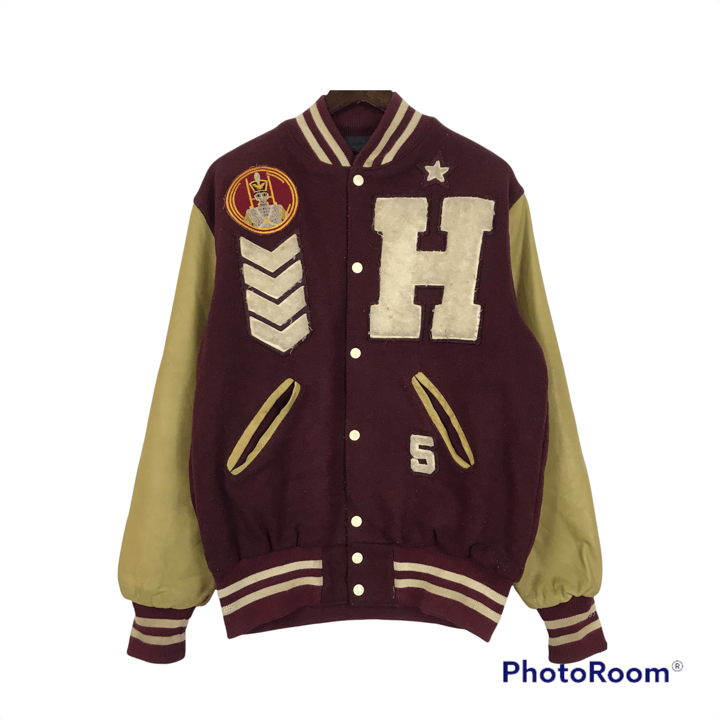 Holloway varsity jacket top builder