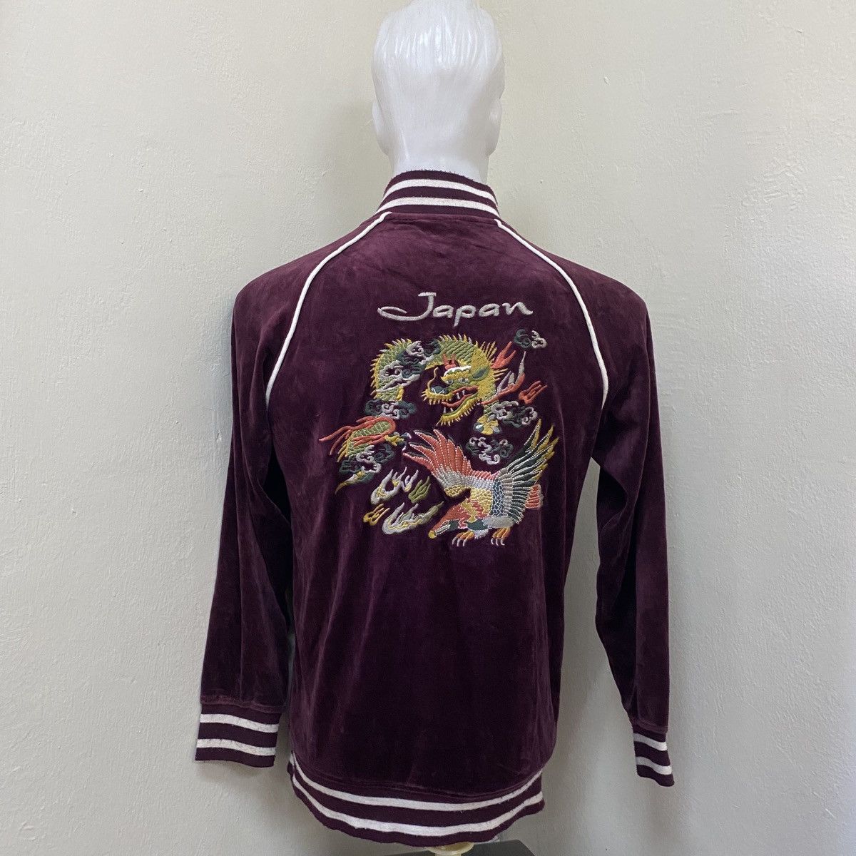 Japanese Brand VELVET SUKAJAN NYLAUS CREW EMBROIDED SWEATER Size US L / EU 52-54 / 3 - 2 Thumbnail