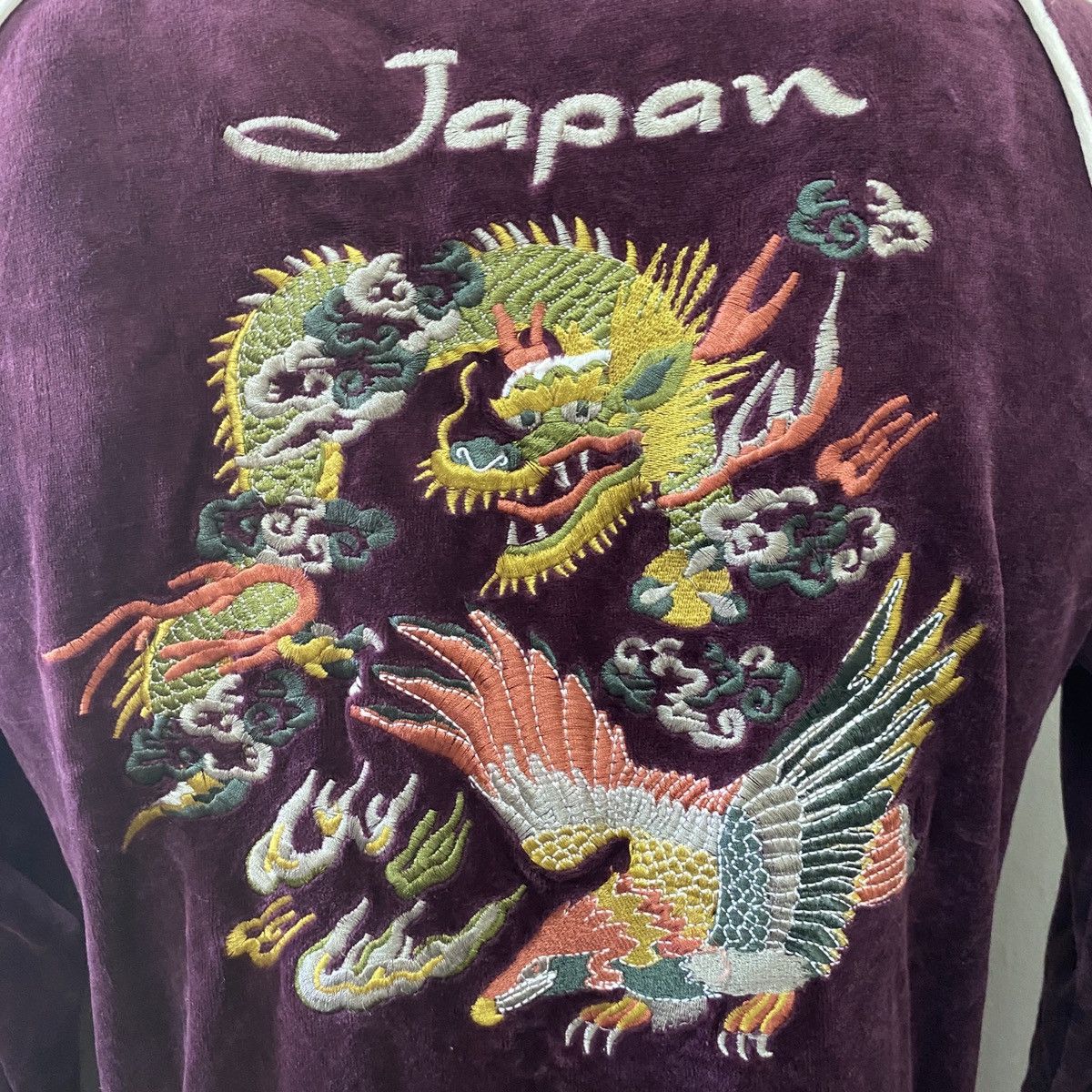 Japanese Brand VELVET SUKAJAN NYLAUS CREW EMBROIDED SWEATER Size US L / EU 52-54 / 3 - 4 Thumbnail