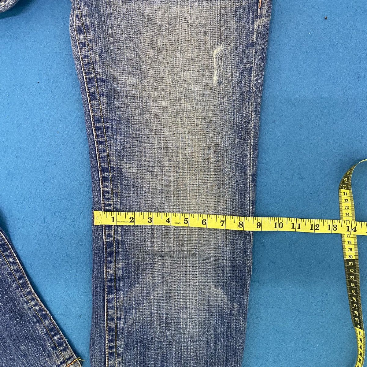 Ed Hardy × Vintage VTG ED HARDY DISTRESSED DENIM Size US 34 / EU 50 - 14 Thumbnail