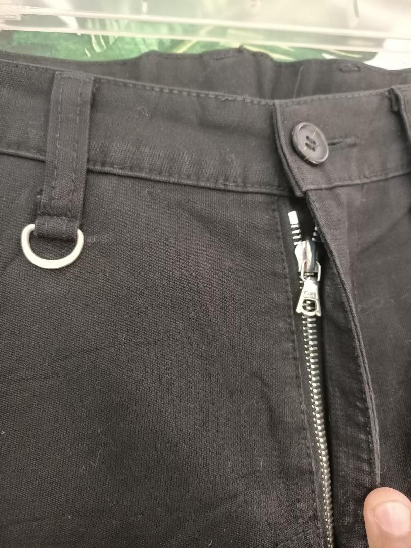 Sophnet. SOPHNET Black Slim Cargo Pants – Riri Zip, Made in Japan Size US 32 / EU 48 - 4 Thumbnail