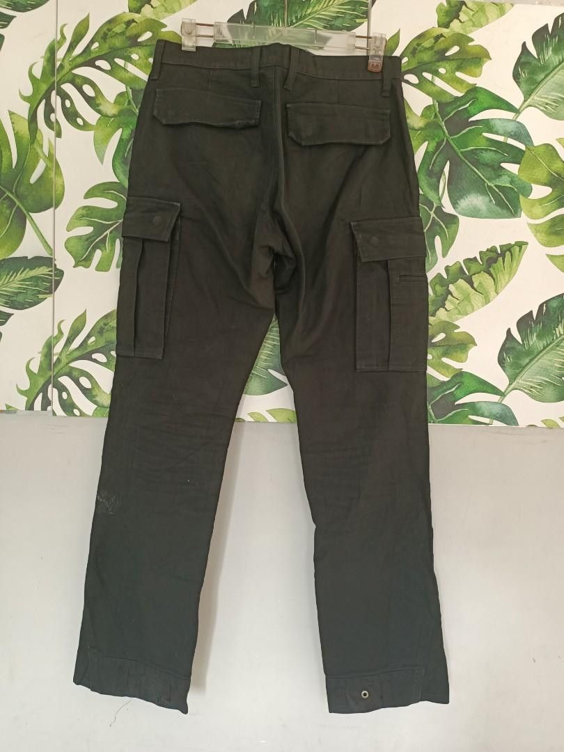 Sophnet. SOPHNET Black Slim Cargo Pants – Riri Zip, Made in Japan Size US 32 / EU 48 - 5 Thumbnail