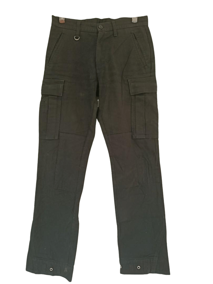 image of Sophnet Heavy Weight Cargo Pants Slim Fit Riri Zipper in Black, Men's (Size 32)
