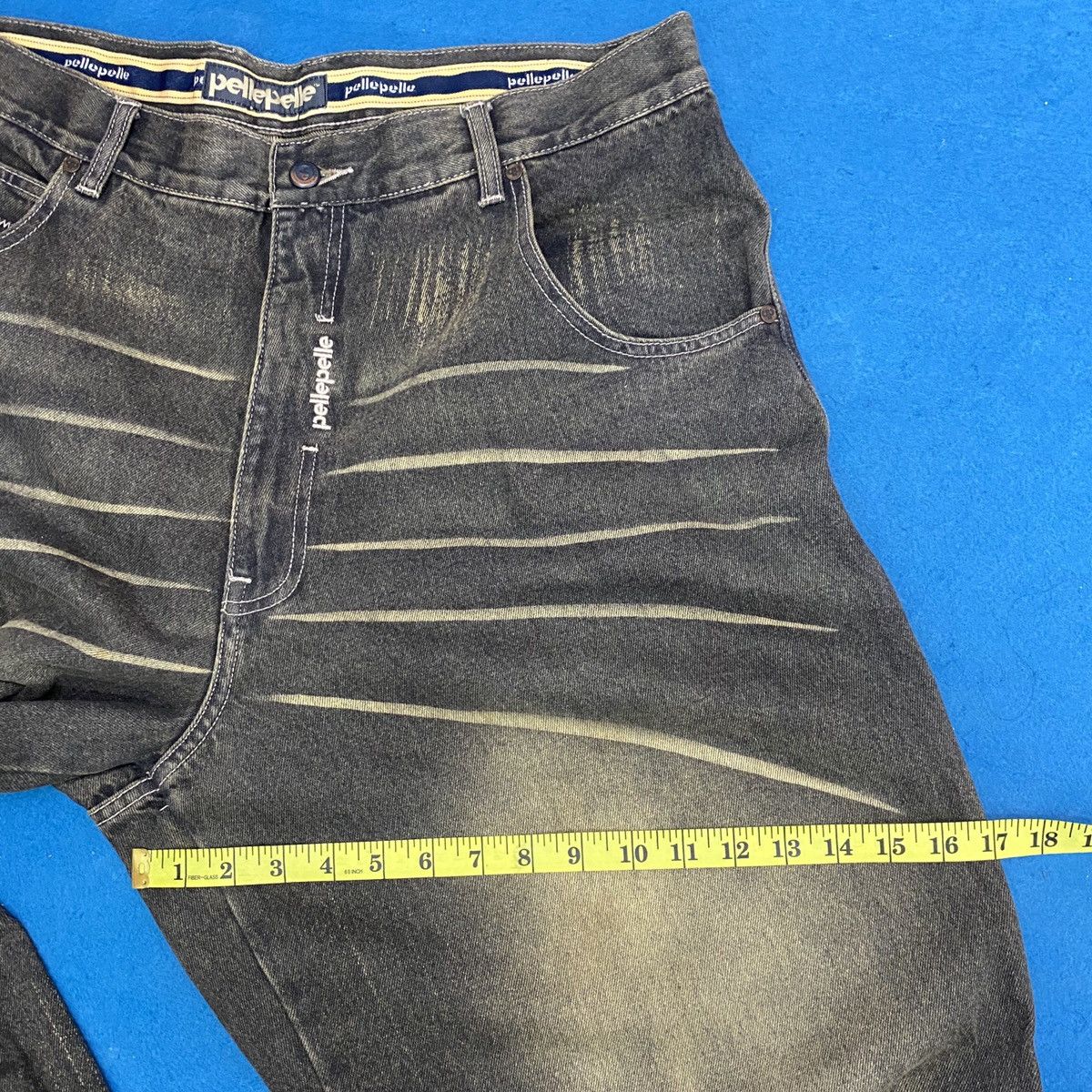 Designer × Marc Buchanan × Pelle Pelle PELLE PELLE MARC BUCHANAN JEANS DENIM Size US 38 / EU 54 - 15 Thumbnail