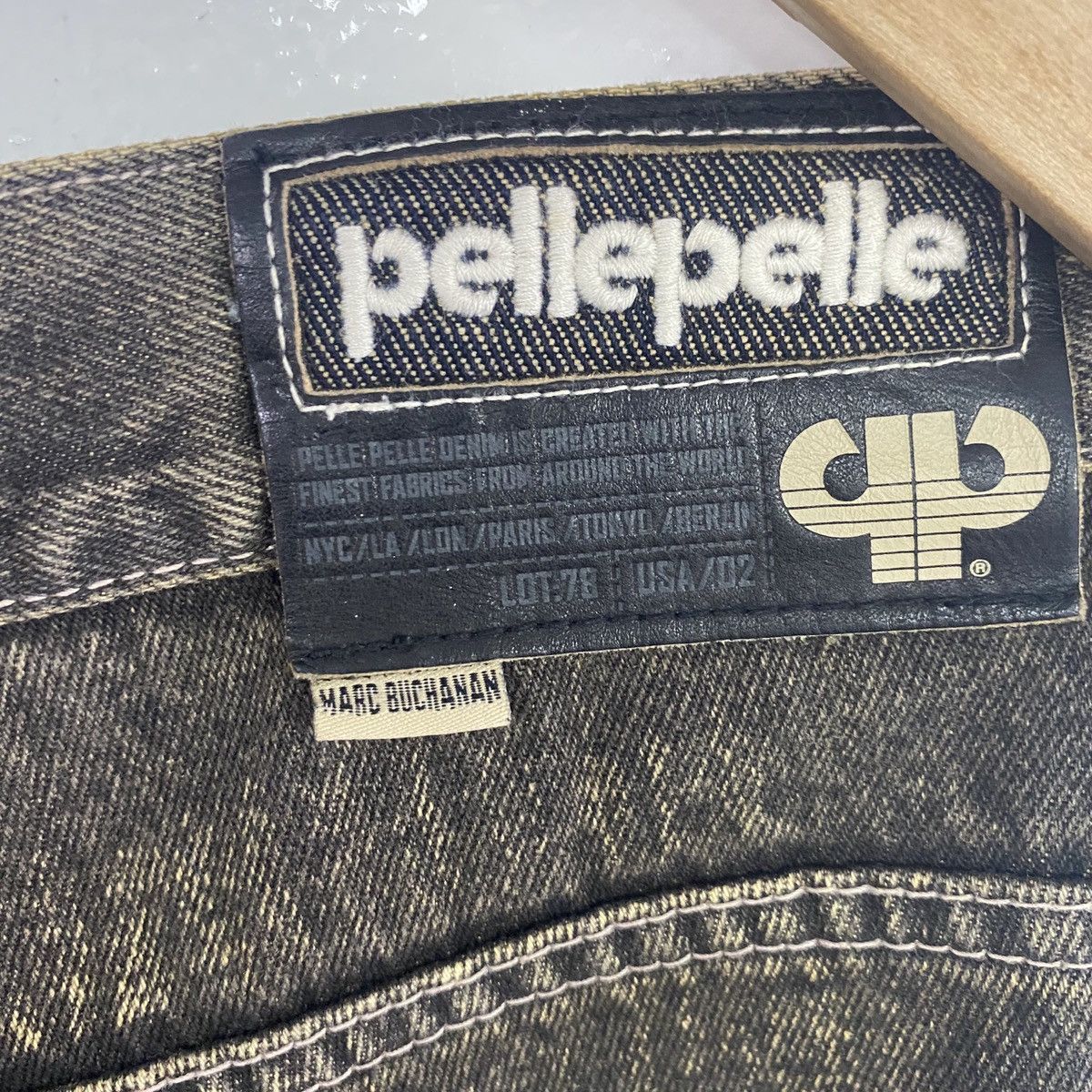 Designer × Marc Buchanan × Pelle Pelle PELLE PELLE MARC BUCHANAN JEANS DENIM Size US 38 / EU 54 - 6 Thumbnail